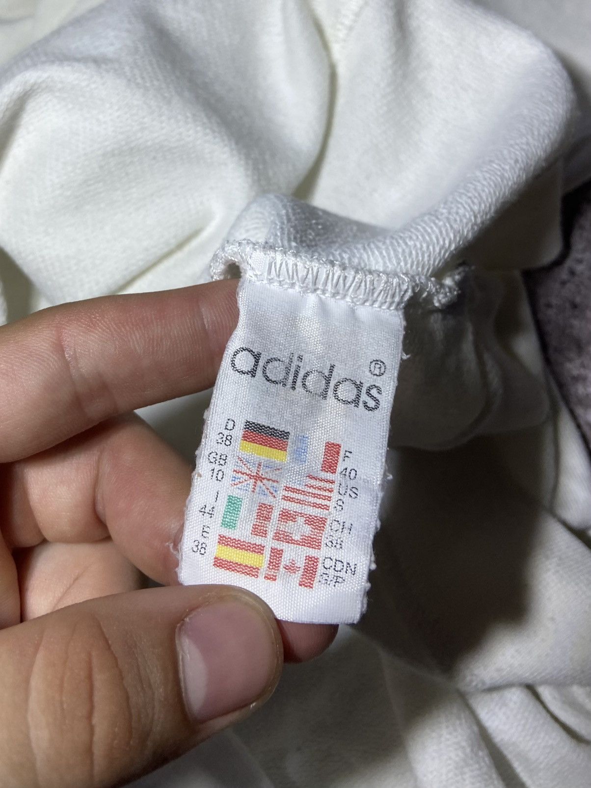 Adidas × Vintage 💥Adidas vintage 80s-90s rare white sweatshirt‼️ Size US M / EU 48-50 / 2 - 9 Thumbnail