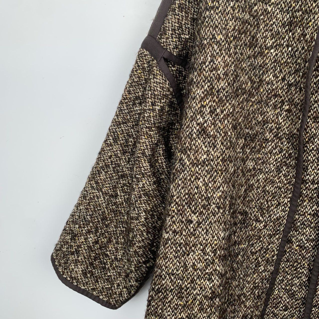 Celine Celine Brown Wool Hooded Cape Coat (Size 38) Size XS / US 0-2 / IT 36-38 - 6 Thumbnail