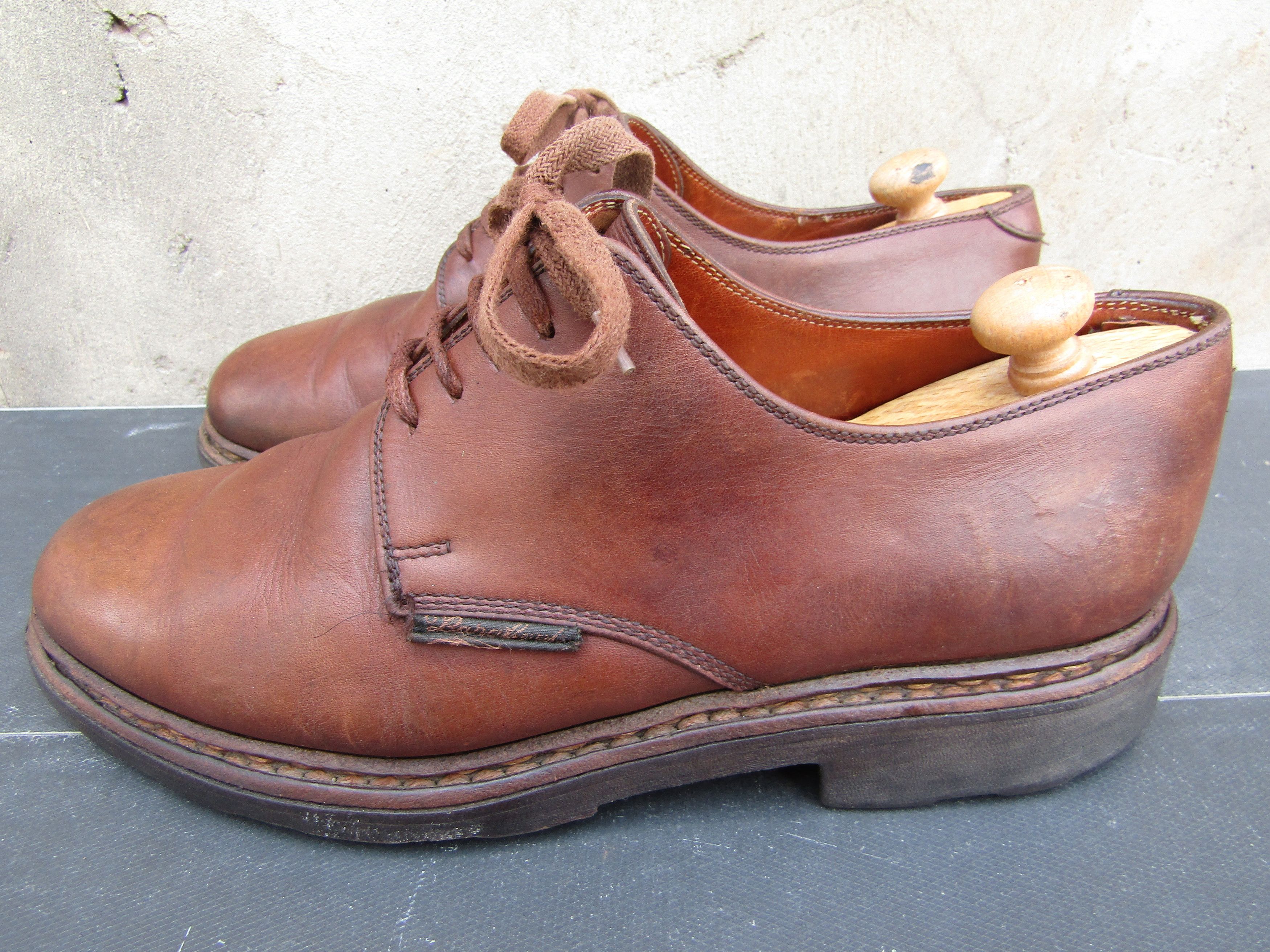 Paraboot Paraboot Vintage Avignon Griff Men's Leather Derby Size US 7 / EU 40 - 5 Thumbnail