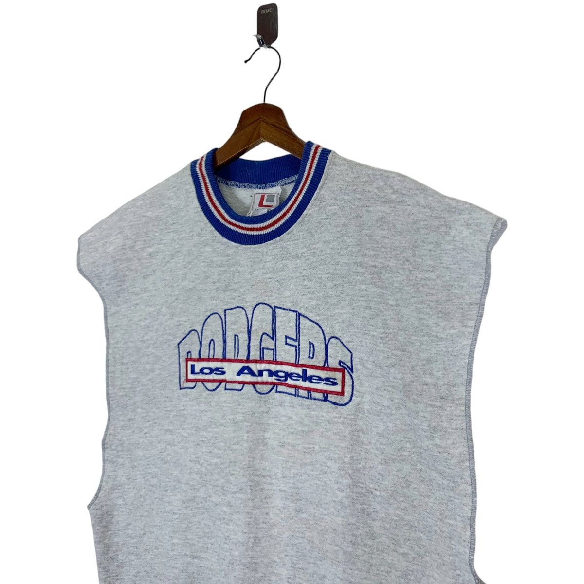 MLB VINTAGE 90s LOS ANGELES DODGERS MLB SLEEVE LESS SWEATER Size US M / EU 48-50 / 2 - 2 Thumbnail