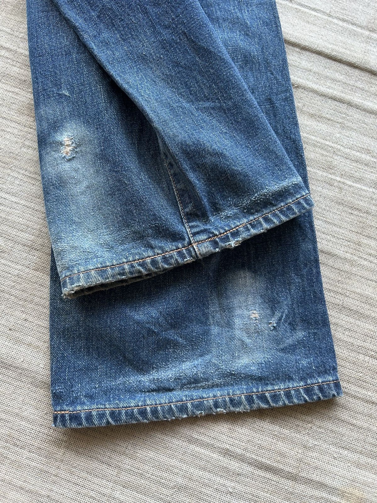 Edwin × Japanese Brand Vintage Edwin Selvedge Distressed Denim Size US 33 - 8 Thumbnail