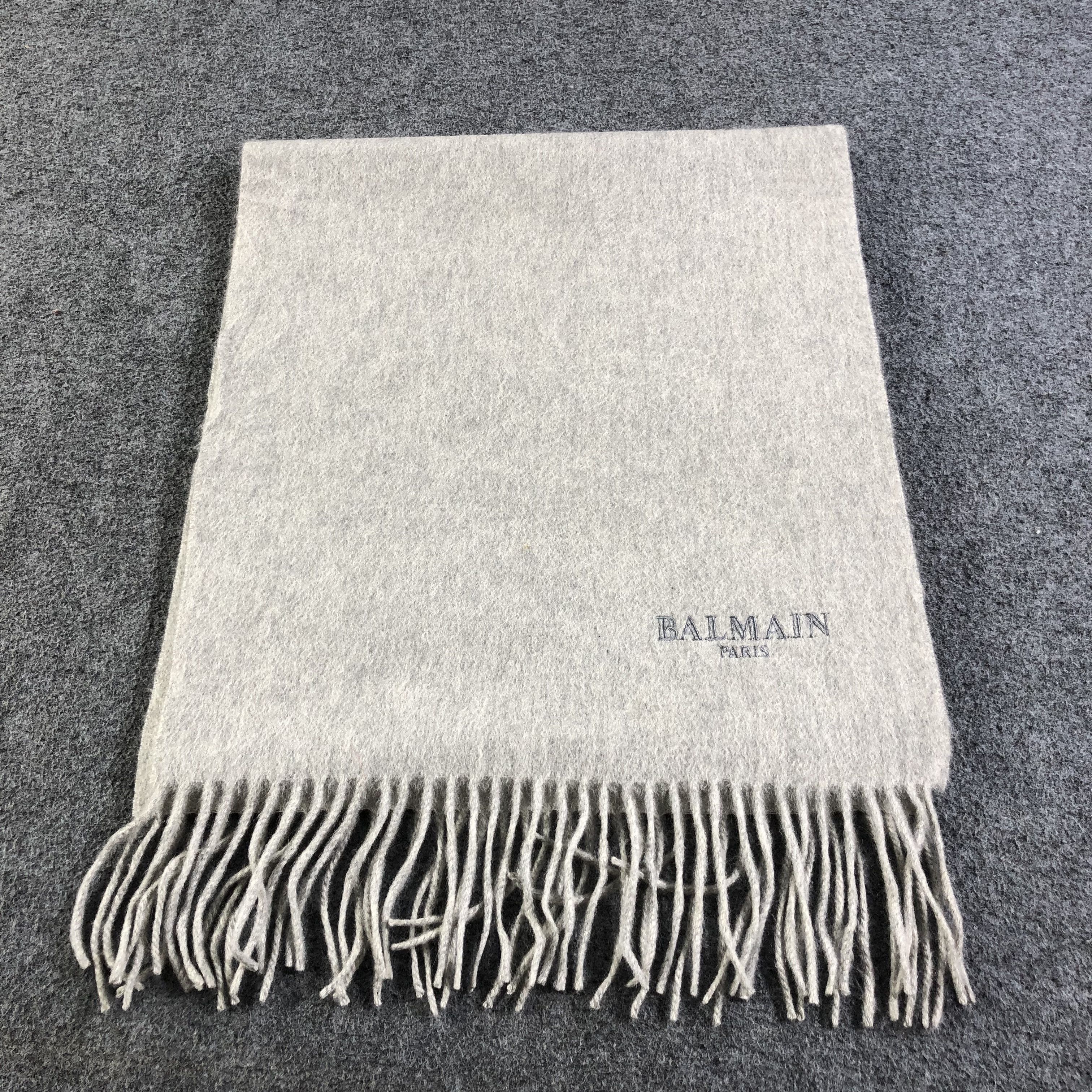 Pierre Balmain Pierre Balmain Cashmere Scarf Muffler V1256 Size ONE SIZE - 3 Thumbnail
