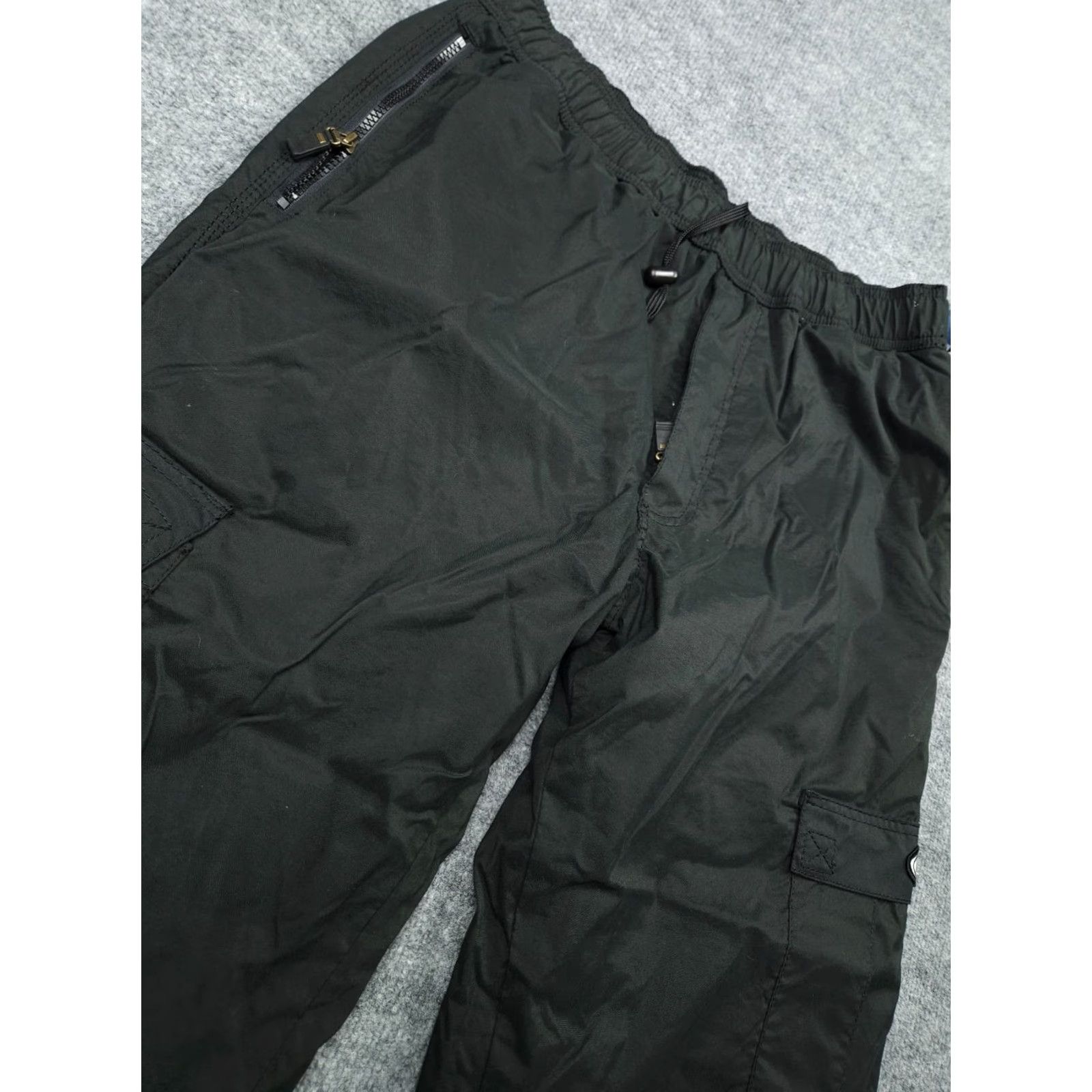 Quiksilver VINTAGE Billabong Combat Snowboard Pants Mens Medium Black NWT Nylon Made USA Size US 31 - 6 Thumbnail