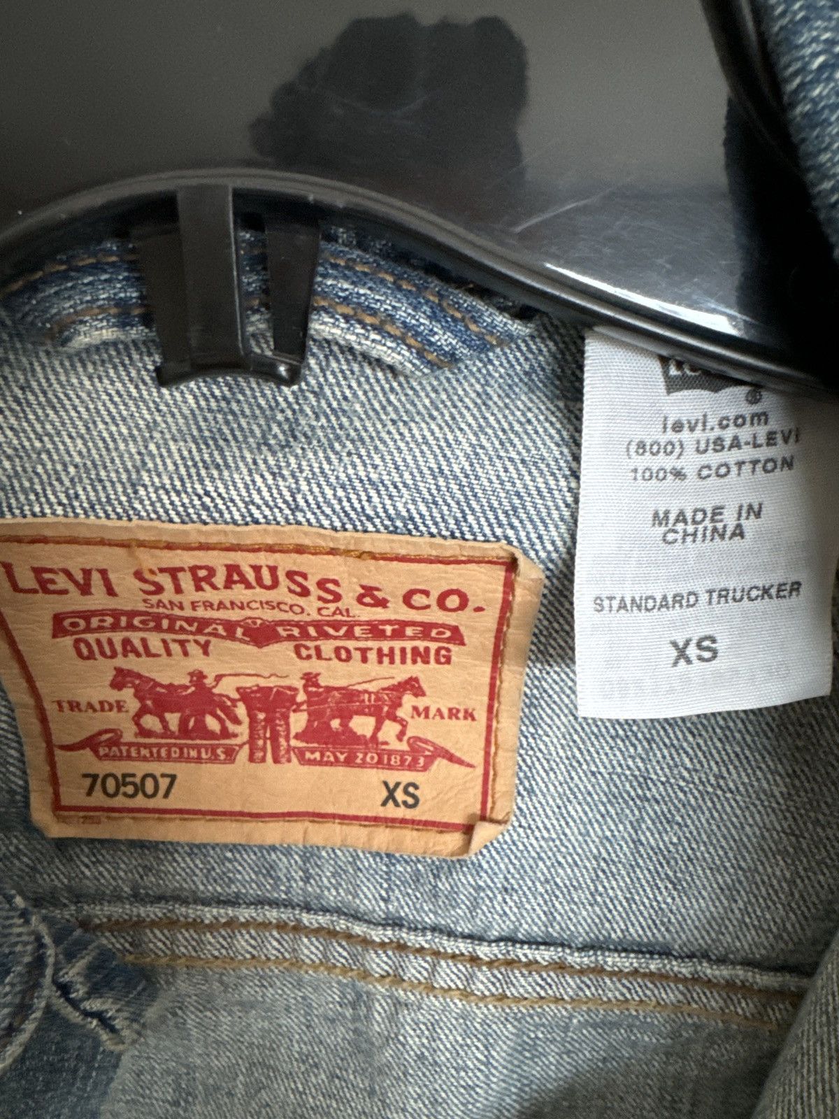 Levi's × Levi's Vintage Clothing Standard trucker jacket size xs Size US XS / EU 42 / 0 - 3 Thumbnail