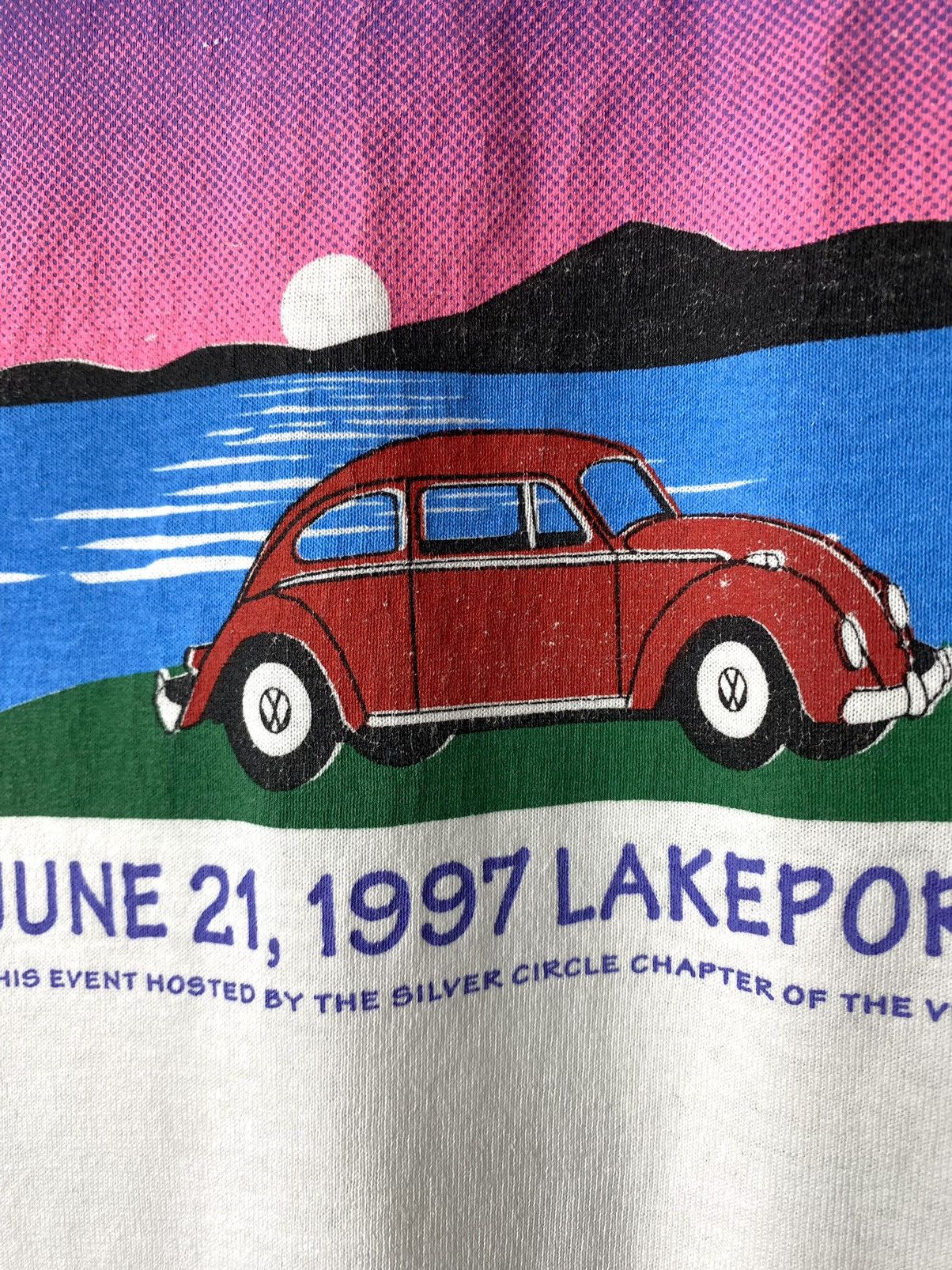 Vintage Vintage 1997 Volkswagen Club Of America TShirt Single Stitch Size US XL / EU 56 / 4 - 5 Thumbnail