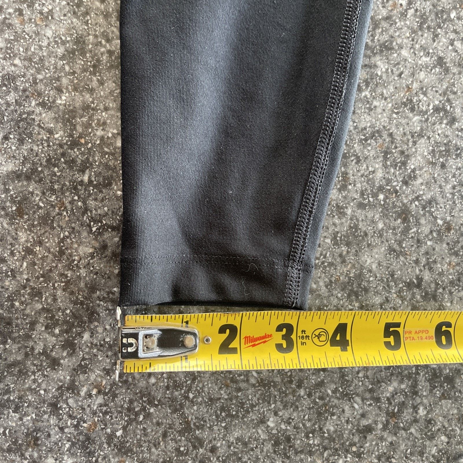 Nike Nike Dri-FIT Crop Running Leggings Blk Women's SZ Small Used Size 26" / US 2 / IT 38 - 7 Thumbnail