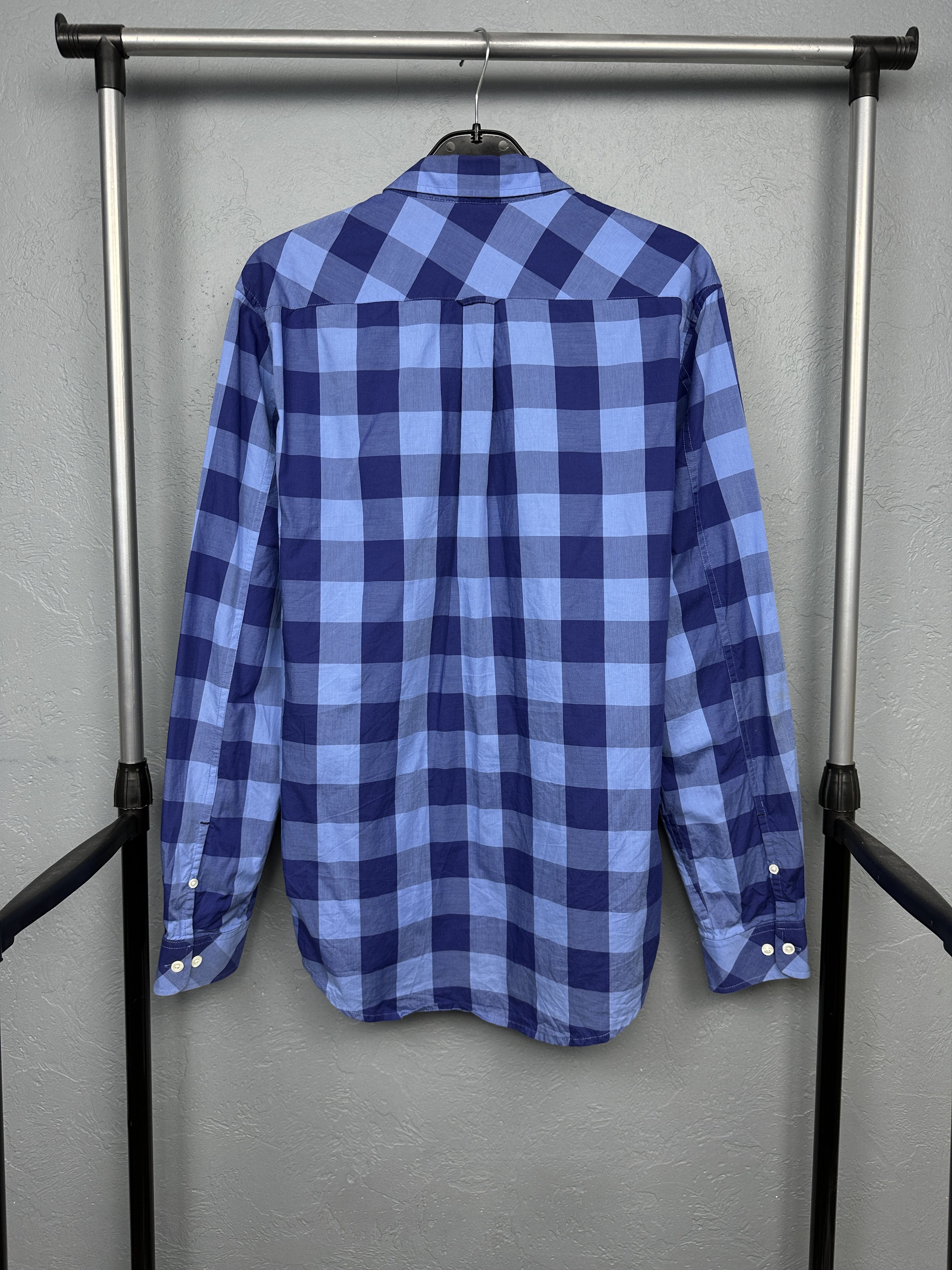 NN07 Nn07 No Nationality Mens Long Sleeve Plaid Shirt Size US L / EU 52-54 / 3 - 7 Thumbnail
