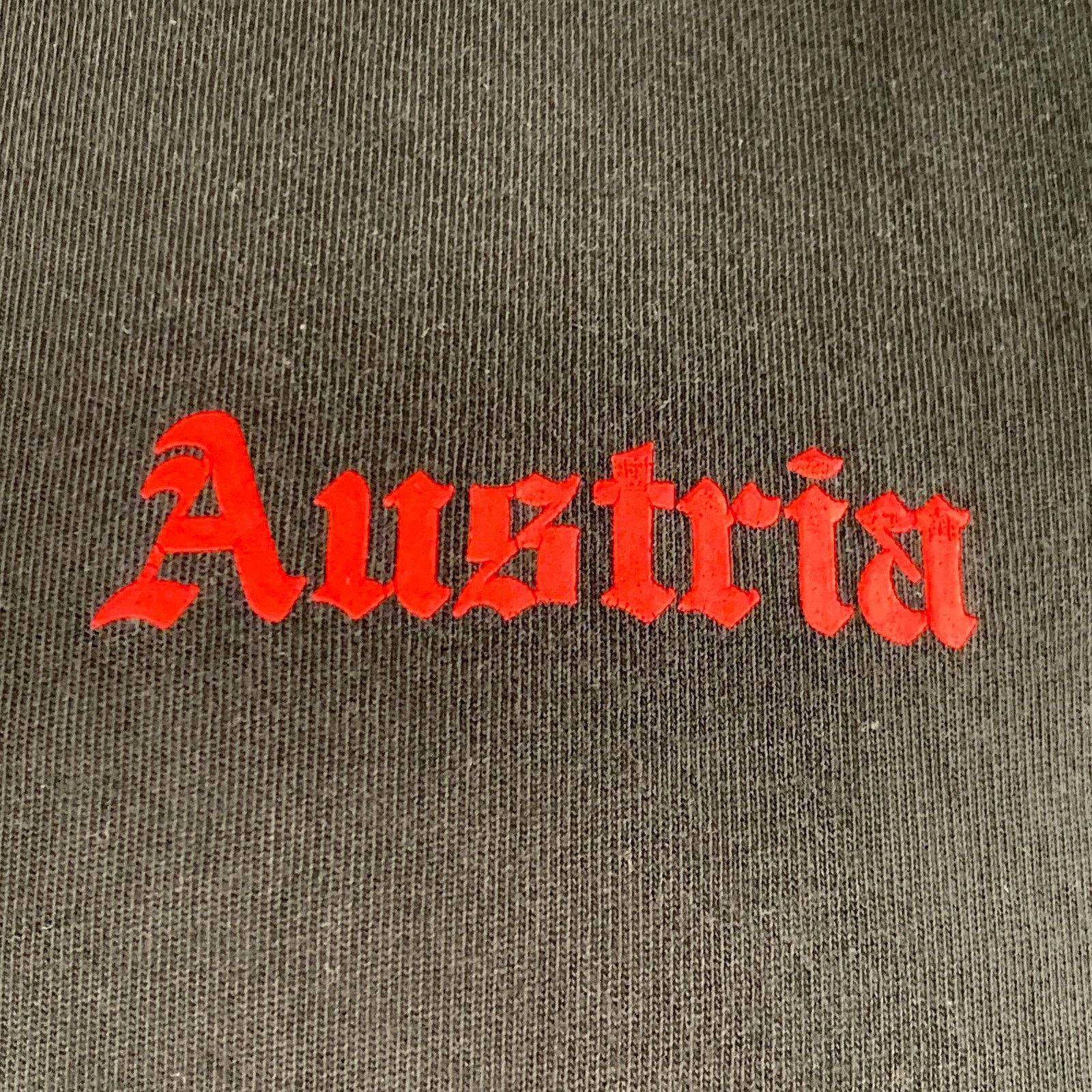 Helmut Lang Size L Austria Black Red Print Cotton Crew Neck T-shirt Size US L / EU 52-54 / 3 - 2 Thumbnail