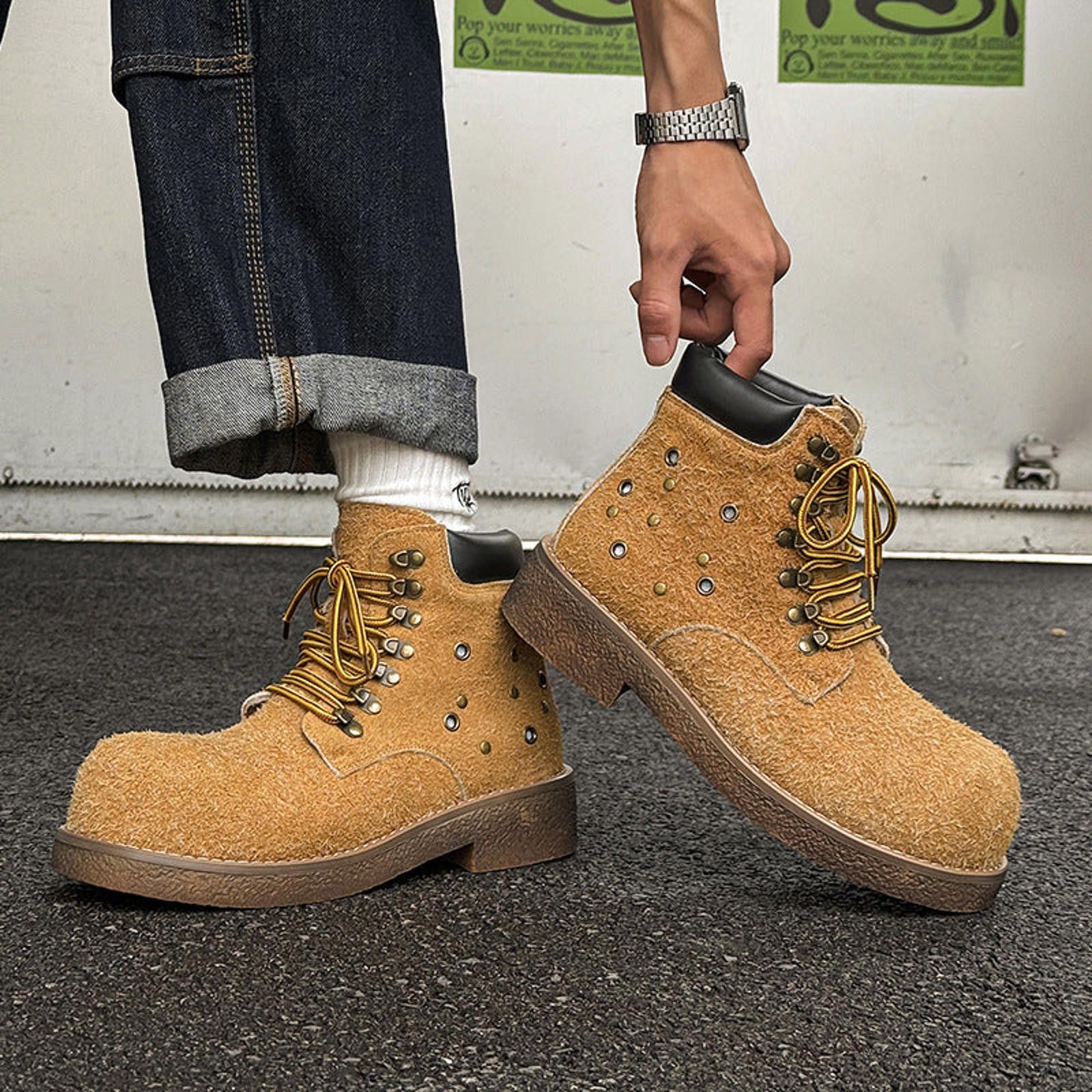 久我浩二 Koji kuga コージ・クガ 厚底ブーツ メンズ Mサイズ