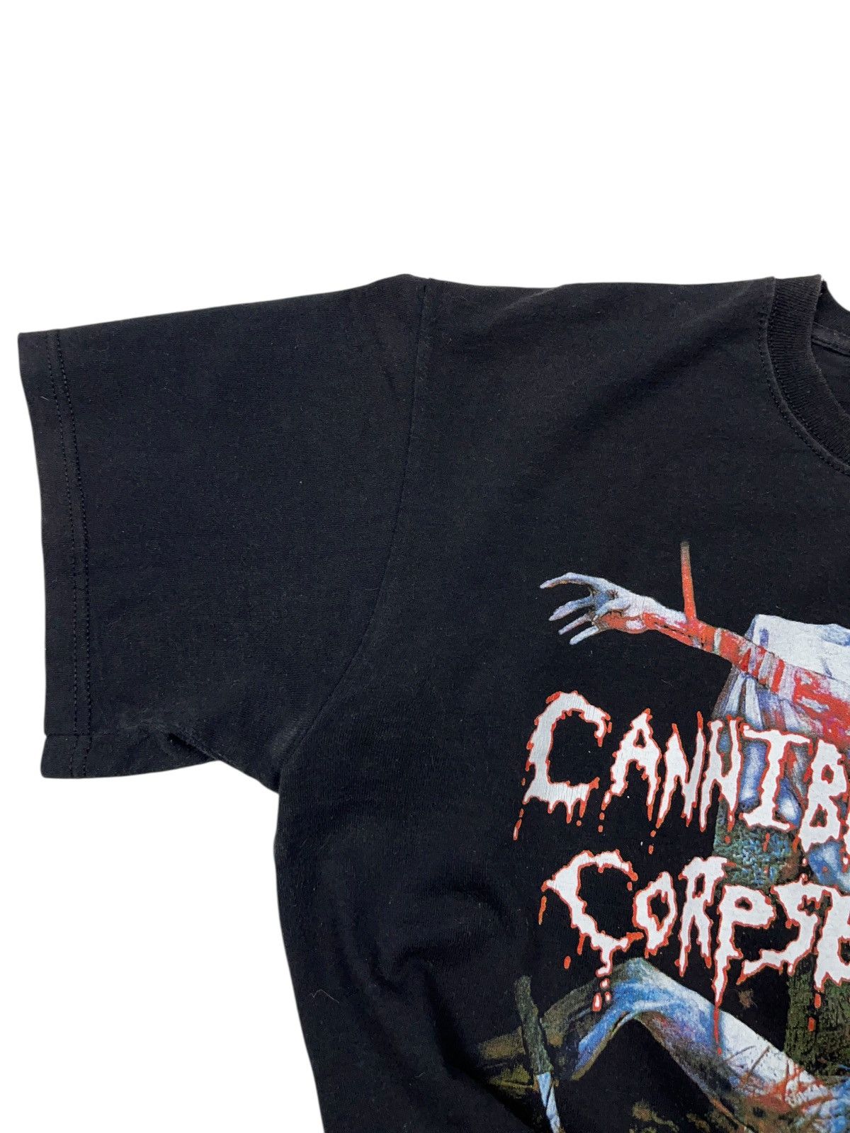 Band Tees Vintage 00s Cannibal Corpse Tomb of the Mutilated T-shirt Size US M / EU 48-50 / 2 - 7 Thumbnail
