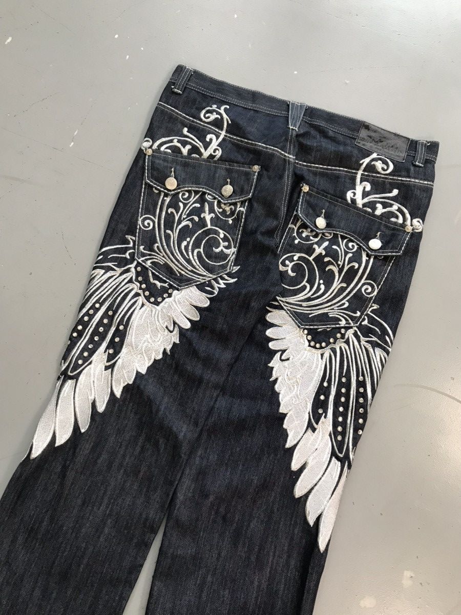 Imperious × Vintage Vintage imperious wings 🪽 embroidered baggy fit denim Size US 41 - 6 Thumbnail