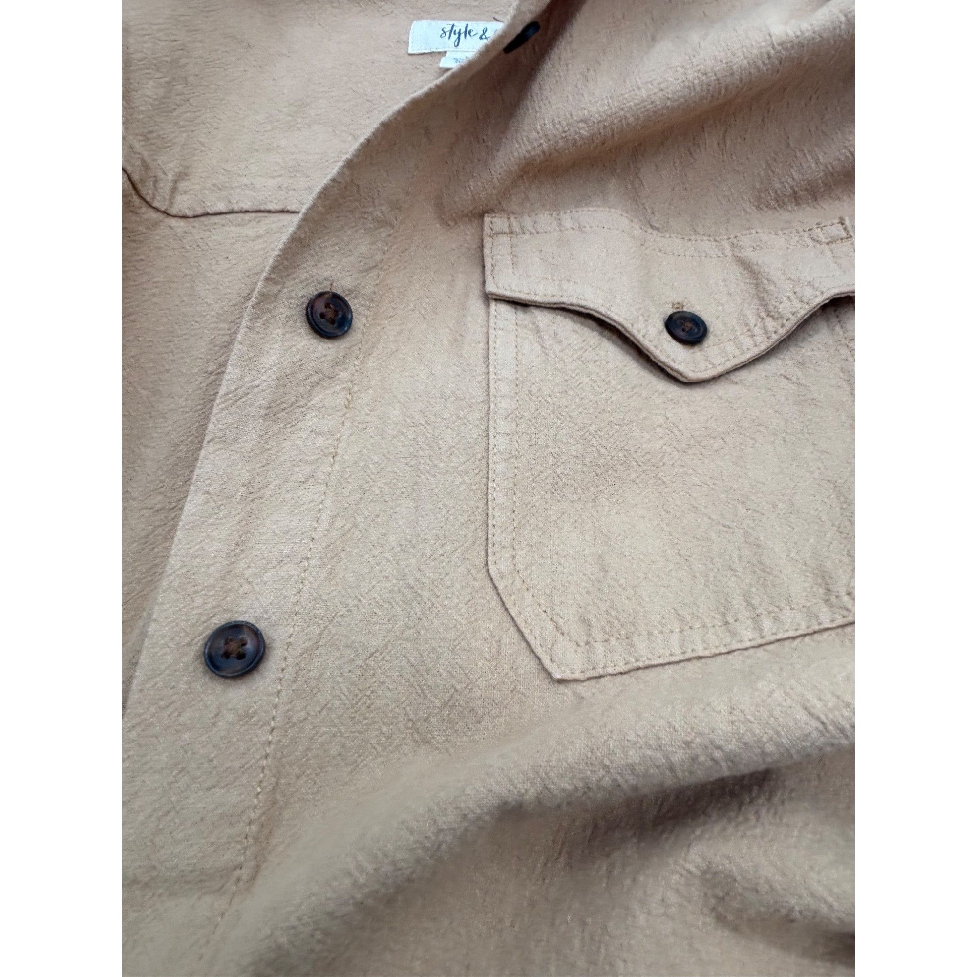 Style & Co Style & Co Women's Long-Sleeve Button-Down Cotton Shirt Dre Size S / US 4 / IT 40 - 13 Thumbnail