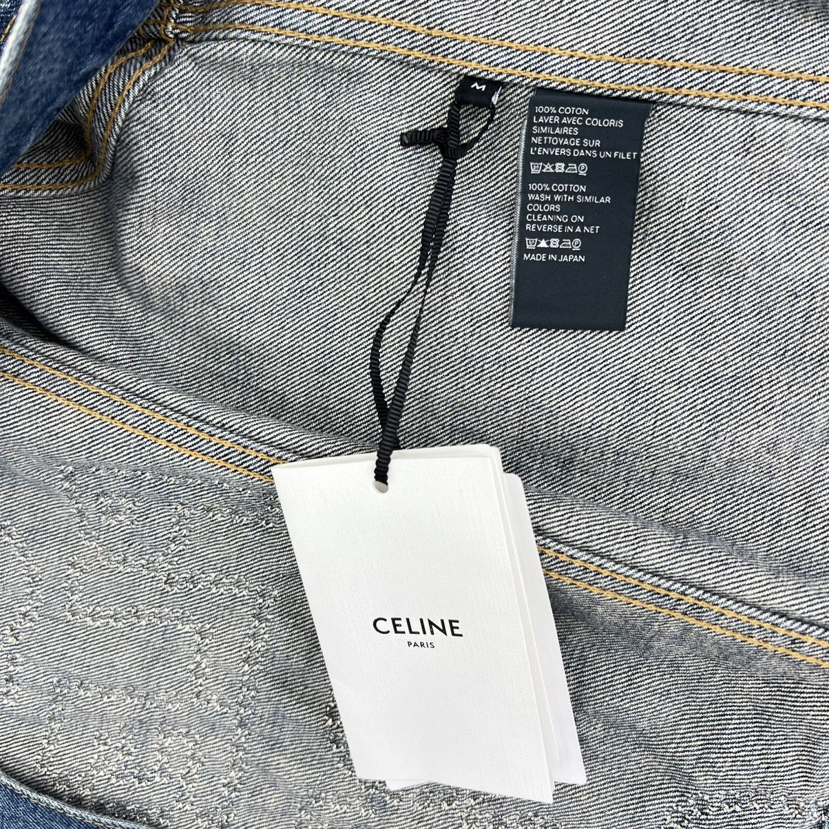 Celine × Hedi Slimane Celine Studded Denim Vest Size US S / EU 44-46 / 1 - 5 Thumbnail