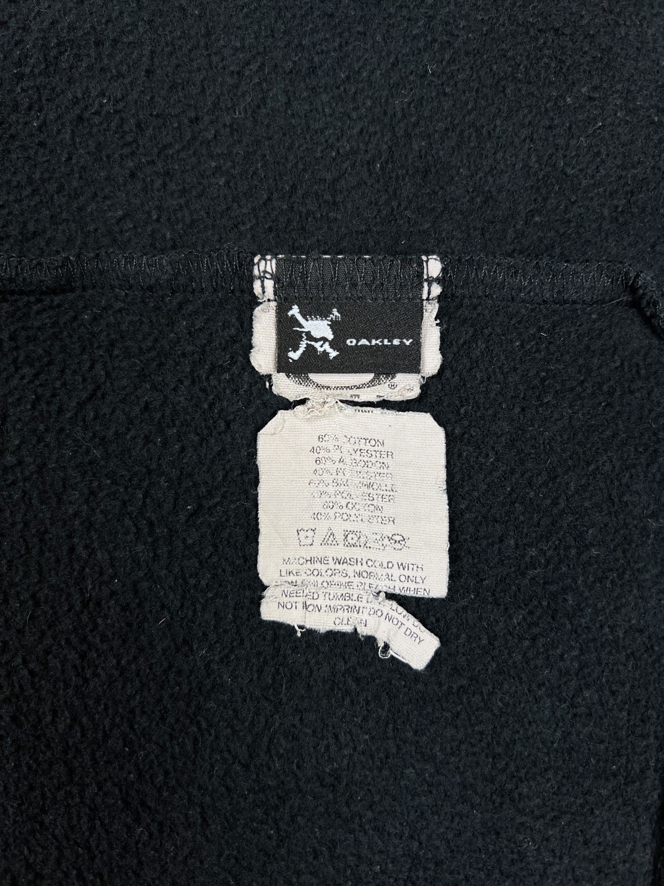Oakley Oakley XL Hexagon Blue Logo Hoodie Pullover Black Sweatshirt Size US XL / EU 56 / 4 - 13 Thumbnail