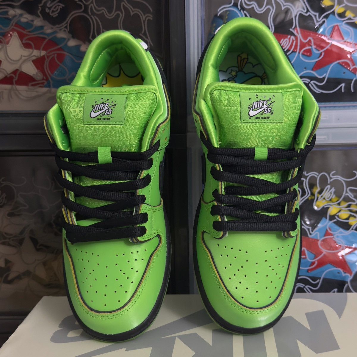 Nike SB Nike SB Dunk Low The Powerpuff Girls Buttercup 2023 Size US 7.5 / EU 40-41 - 4 Thumbnail