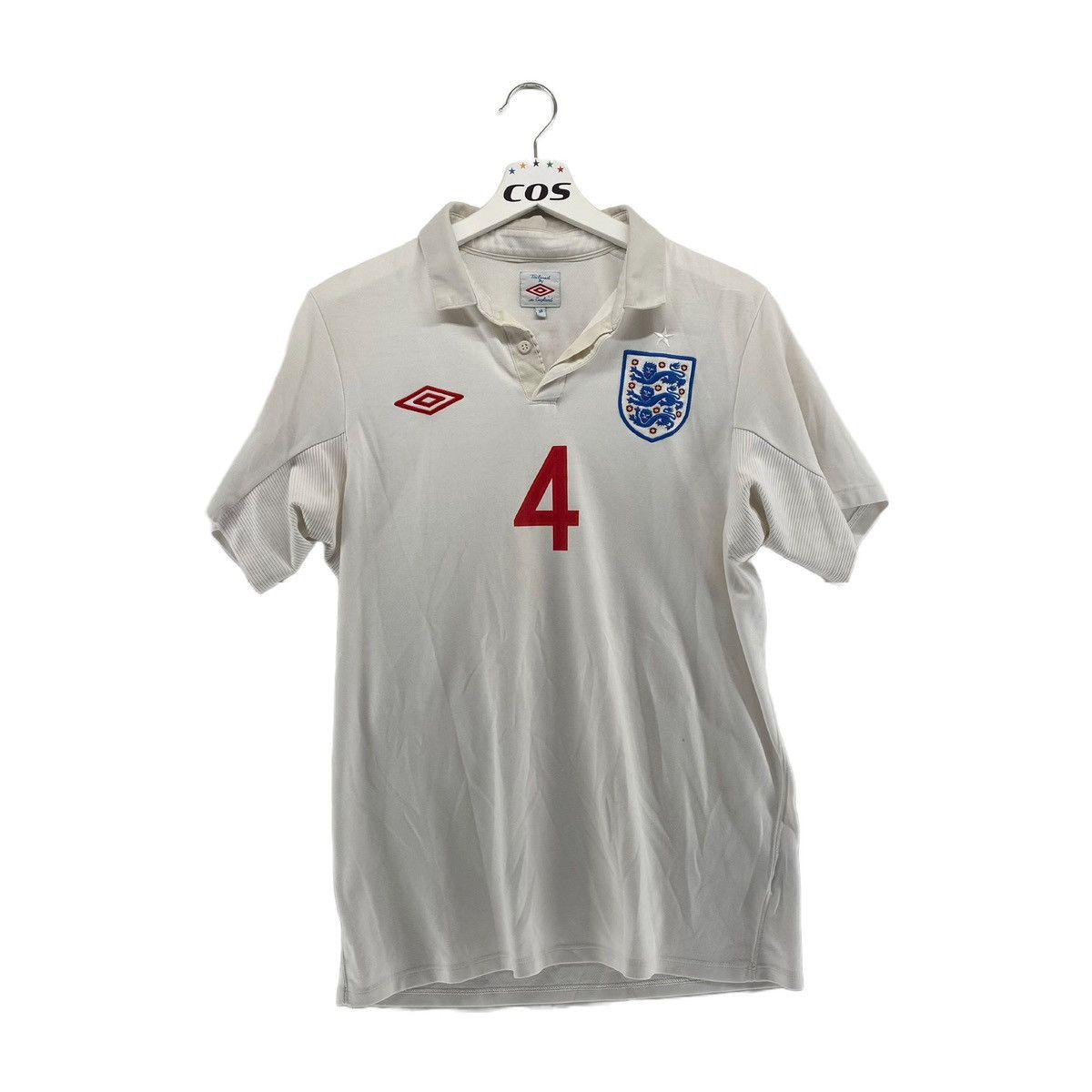 Umbro Gerrard England 2010 Home Soccer Football Jersey Kit Shirt Size US M / EU 48-50 / 2 - 2 Thumbnail