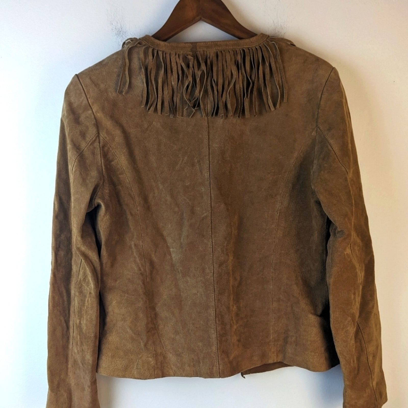 Adler Adler Leather Fringe Jacket / Large Size L / US 10 / IT 46 - 2 Thumbnail