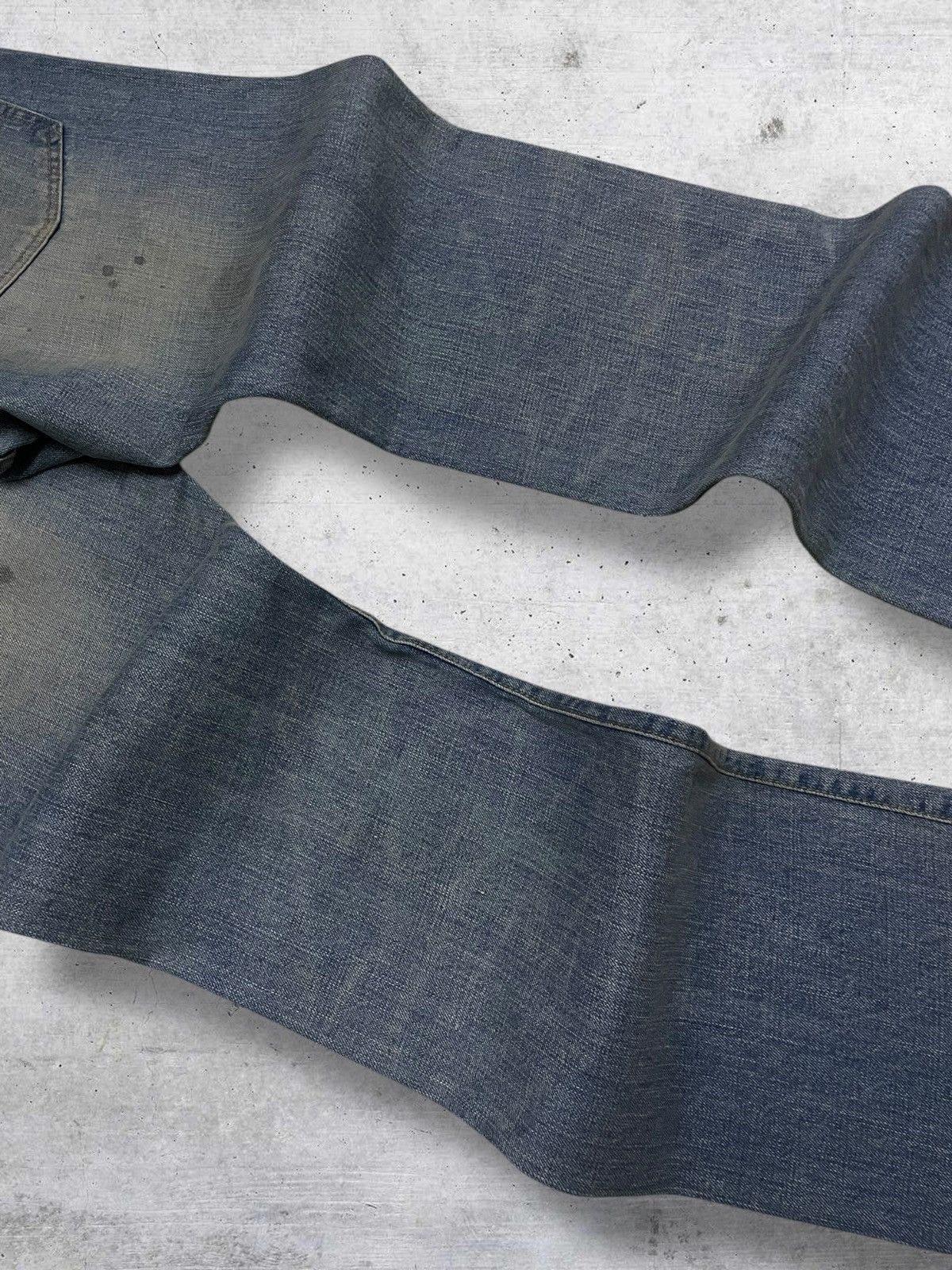 If Six Was Nine VINTAGE NANO UNIVERSE JAPAN DESIGNER MUDWASH RIPPED DENIM Size US 32 / EU 48 - 13 Thumbnail