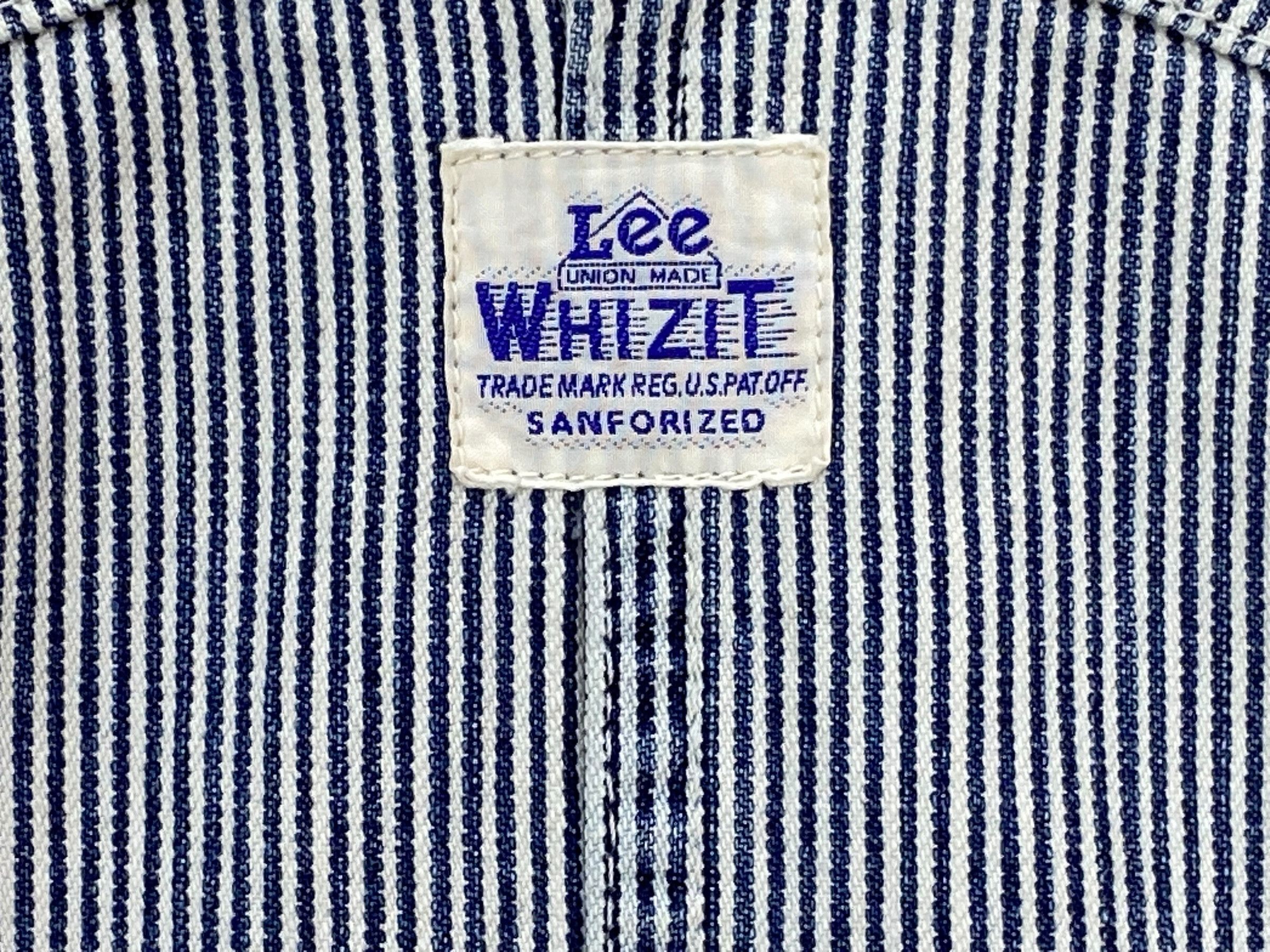 Japanese Brand × Lee Lee Stripes Denim Bib Overalls Hickory Workwear Size US 33 - 10 Thumbnail
