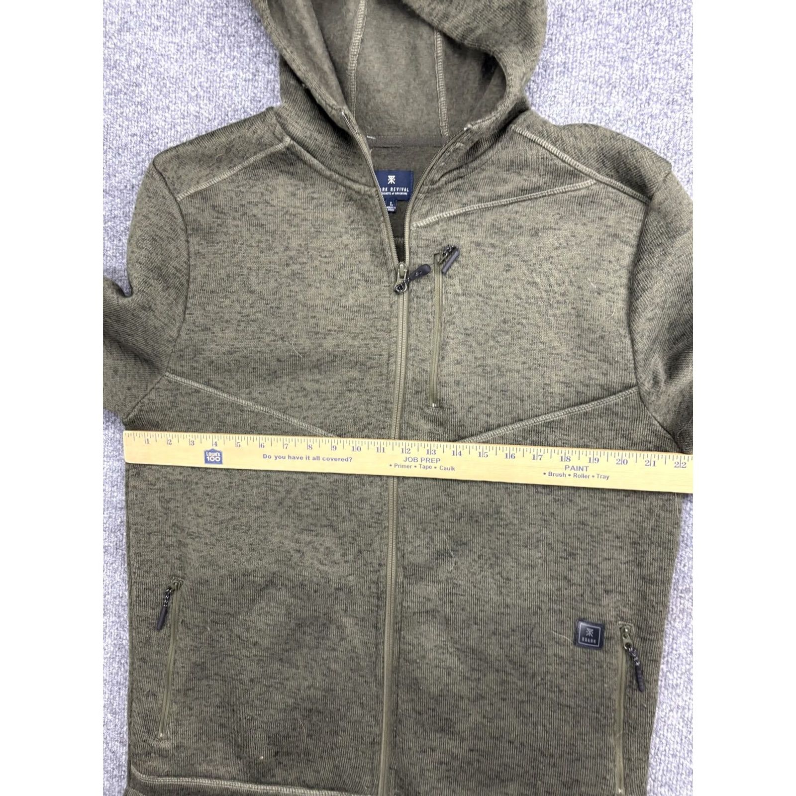 Vintage Roark Revival Jacket Mens L Green Hooded Fleece Full Zip Outdoor Hiking Size US L / EU 52-54 / 3 - 5 Thumbnail