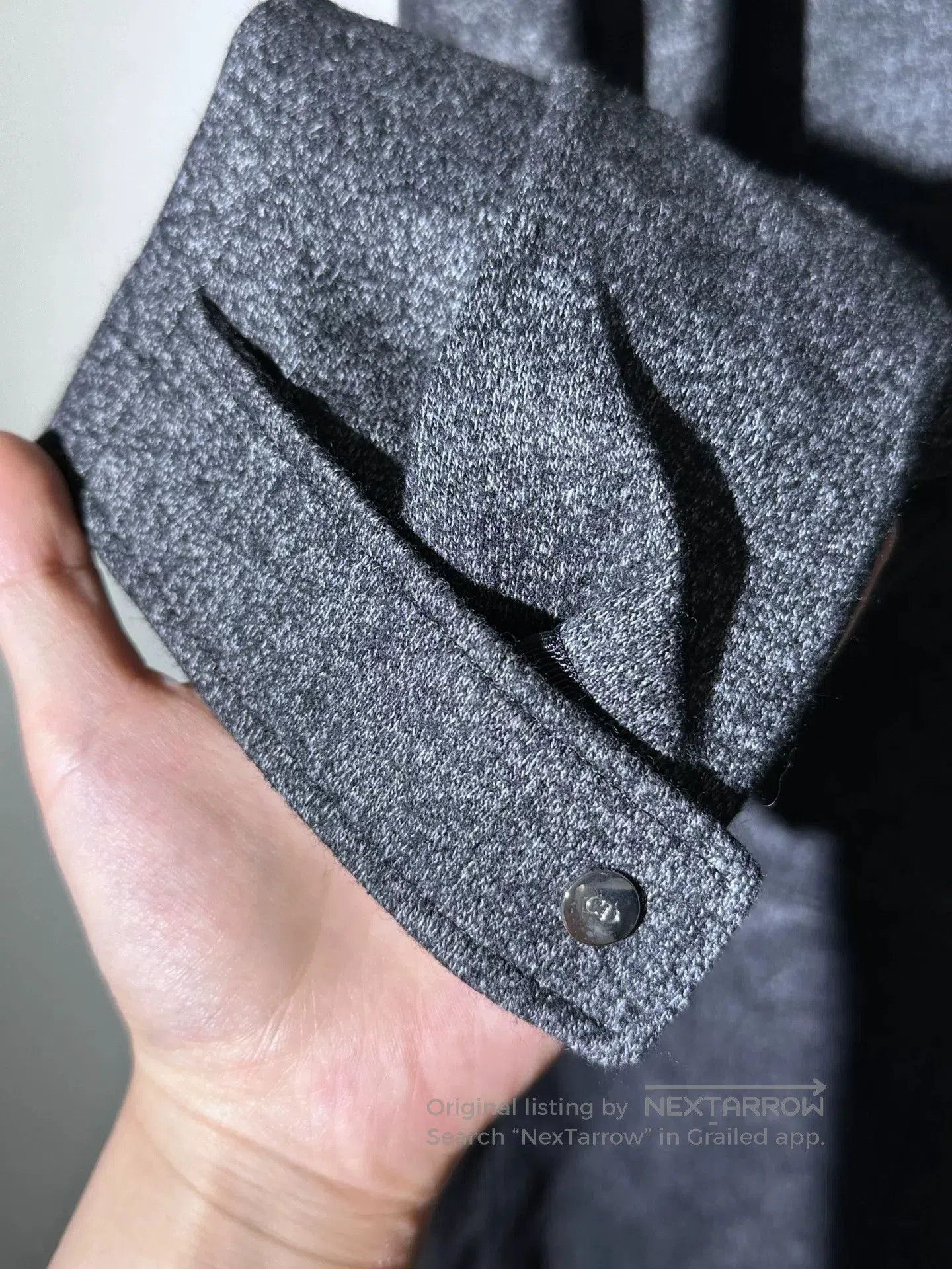 Dior Dior Men's Wool Coat in Dark Gray. Size US L / EU 52-54 / 3 - 8 Thumbnail