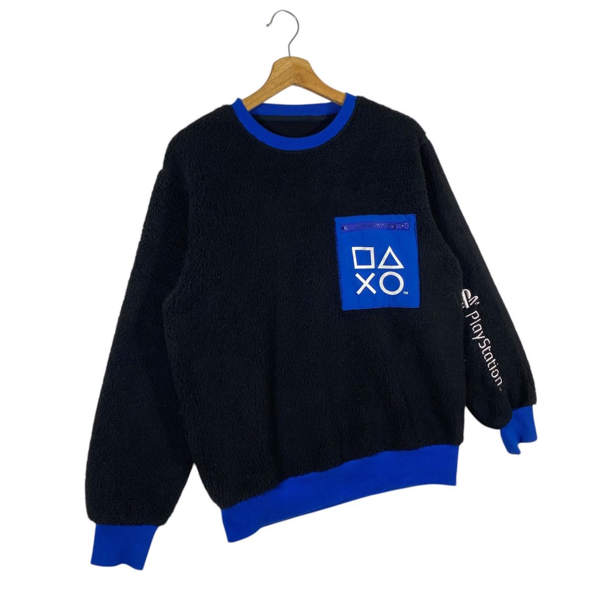 Playstation Playstation X Japanese Brand Fleece Sweatshirt M Size Size US M / EU 48-50 / 2 - 3 Thumbnail
