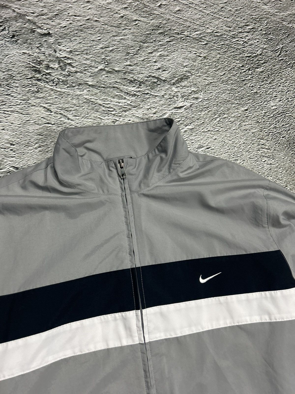 Nike Nike track suit vintage grey black nylon pants jacket Y2K Size US XL / EU 56 / 4 - 3 Thumbnail