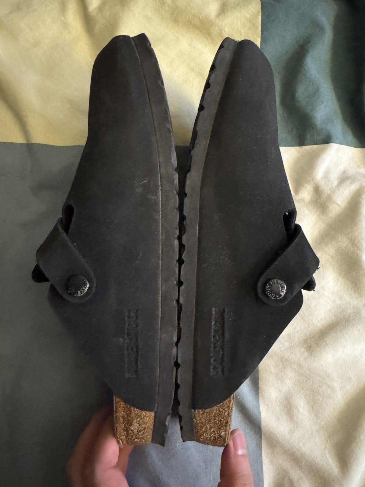 Birkenstock Birkenstock Boston Black Suede Size US 7 / EU 40 - 3 Thumbnail
