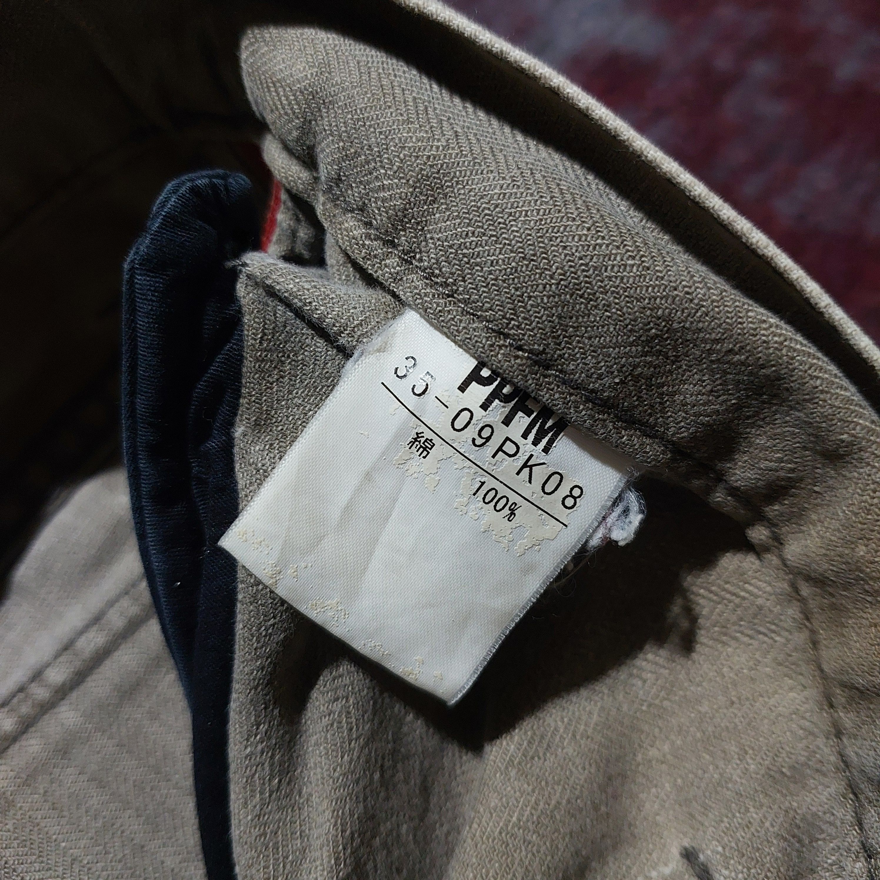 PPFM PPFM bondage zipper side distressed 3d pocket cargo pants Size US 33 - 14 Thumbnail