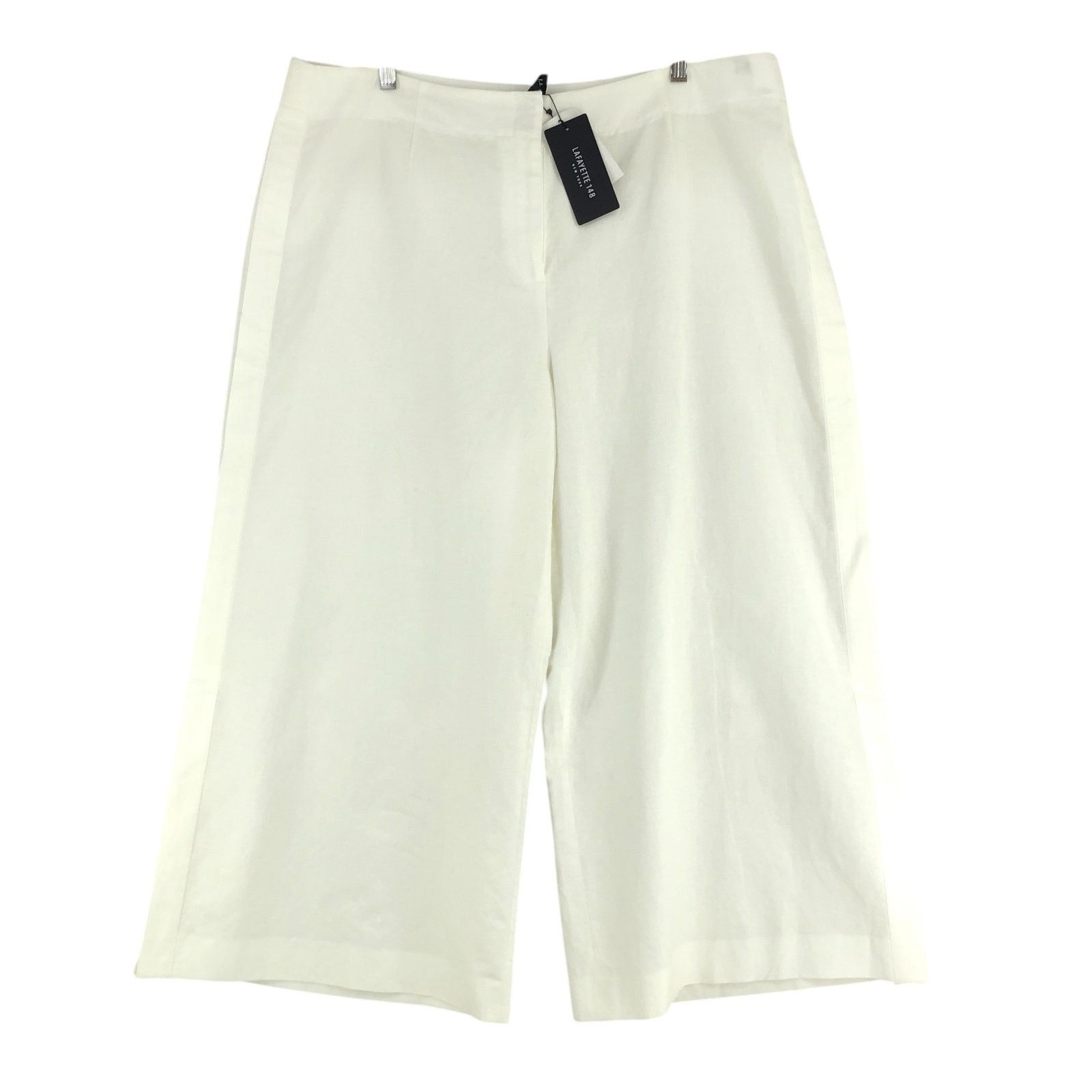 Lafayette 148 Lafayette 148 Size 16 Pants Wide Split Leg Cropped TINY FLAW Size 38" / US 16 / IT 52 - 1 Thumbnail