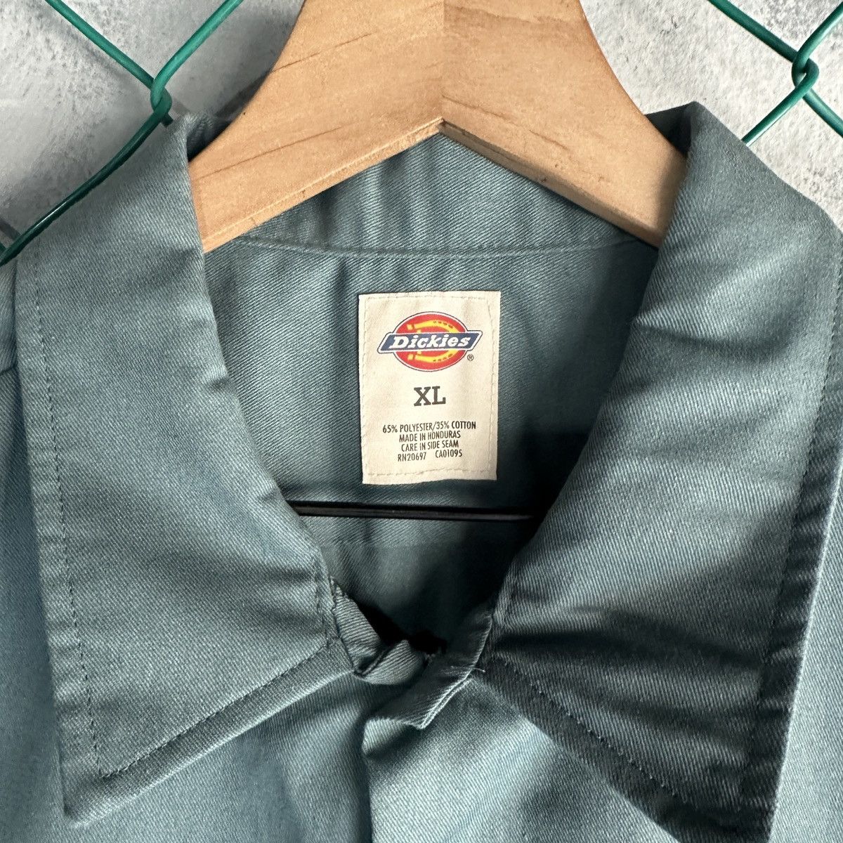 Dickies Dickies Button Up Shirt Mens XL Green New Workwear Mechanic Size US XL / EU 56 / 4 - 3 Thumbnail