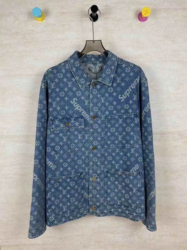 Louis Vuitton Louis Vuitton Co-branded 4-pocket denim jacket Size US XL / EU 56 / 4 - 1 Thumbnail