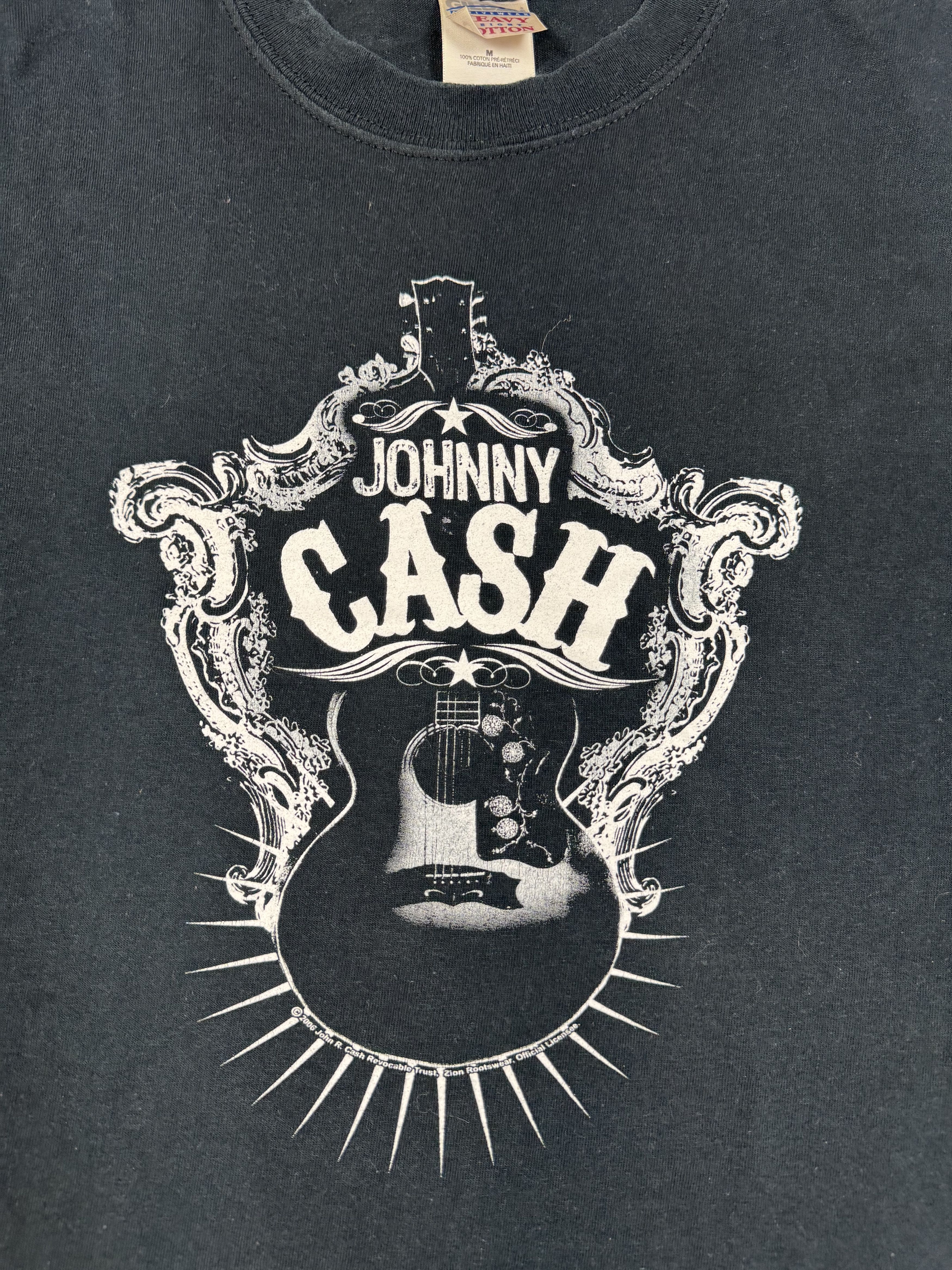 Band Tees Johnny Cash Faded Band T-Shirt Tee Size M Streetwear Size US M / EU 48-50 / 2 - 3 Thumbnail