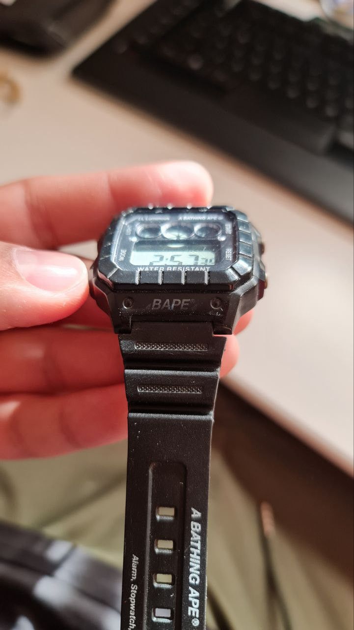 Bape 2020 SUMMER COLLECTION DIGITAL BAPE WATCH Size ONE SIZE - 3 Thumbnail