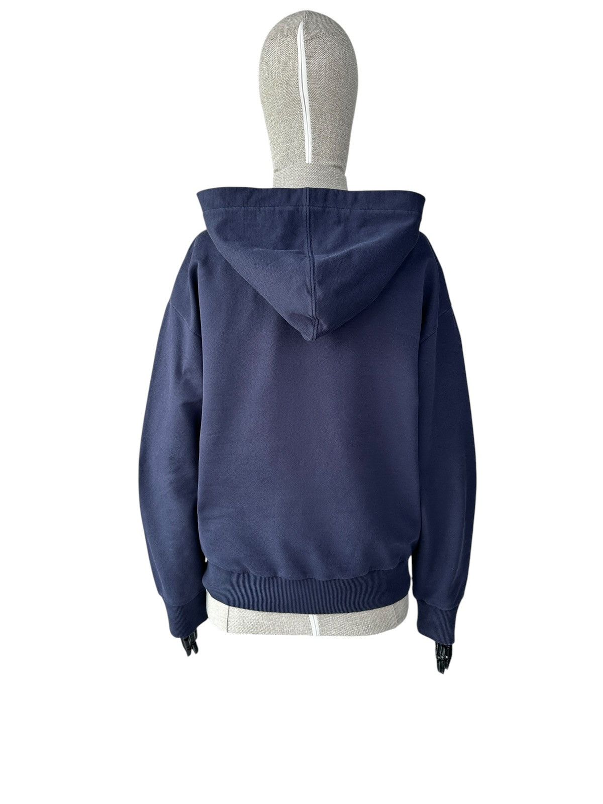 Moncler MONCLER Women’s Big Logo Navy Cotton Hoodie Sweatshirt Sz XS Size XS / US 0-2 / IT 36-38 - 2 Thumbnail