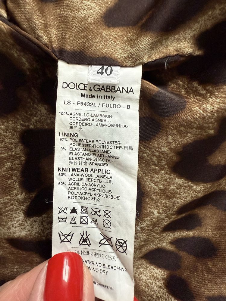 Dolce & Gabbana Dolce Gabbana Leather Jacket Size S / US 4 / IT 40 - 5 Thumbnail