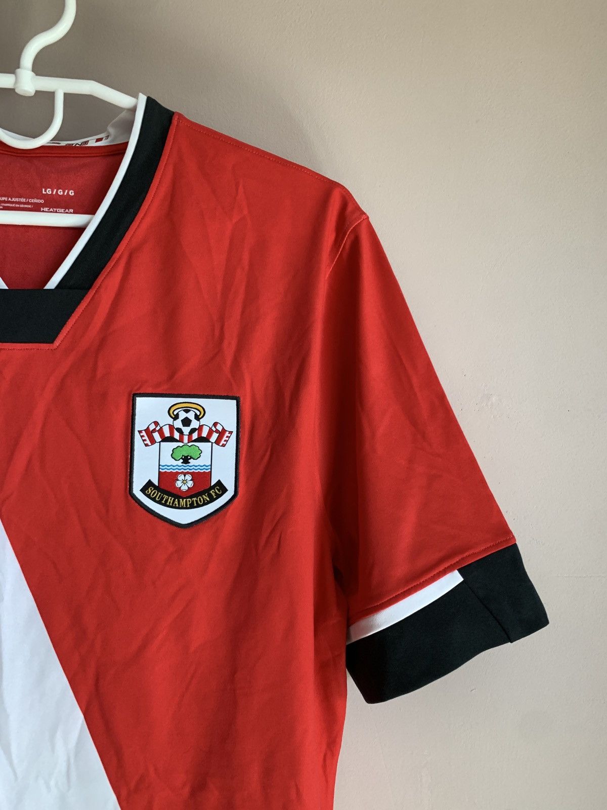 Under Armour Southampton 20/21 Home Football Shirt Under Armour Soccer L Size US L / EU 52-54 / 3 - 3 Thumbnail