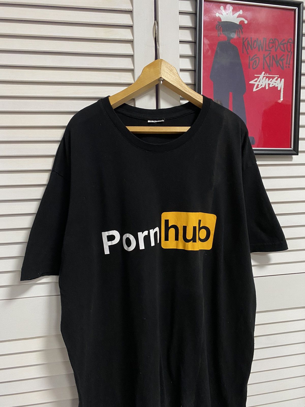 Band Tees T Shirt Tee PornHub Sex 18+ Big Logo Graphic Size US L / EU 52-54 / 3 - 3 Thumbnail