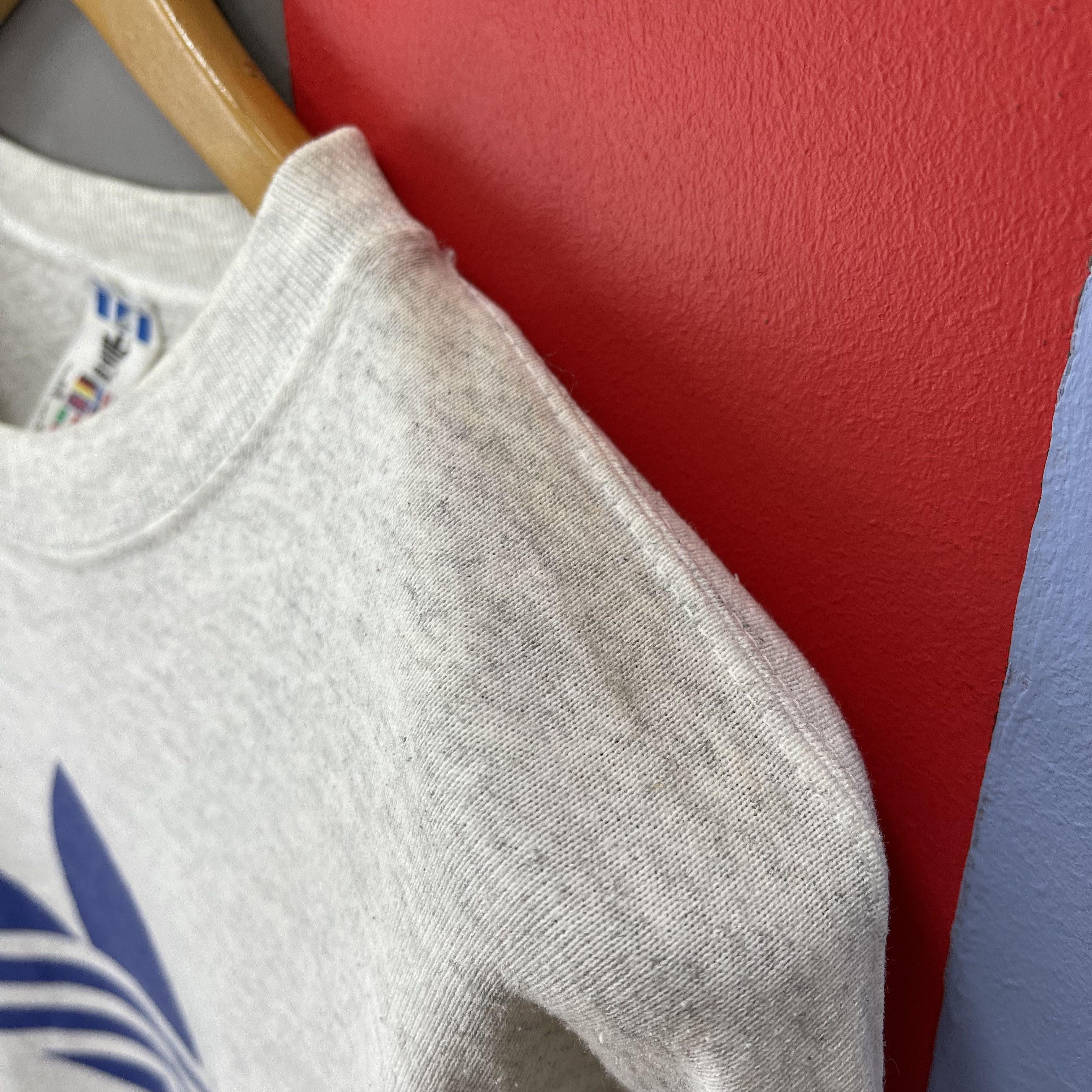 Adidas 80-90s Vintage ADIDAS Crew Neck Sweatshirt #1312/AT Size US L / EU 52-54 / 3 - 6 Thumbnail