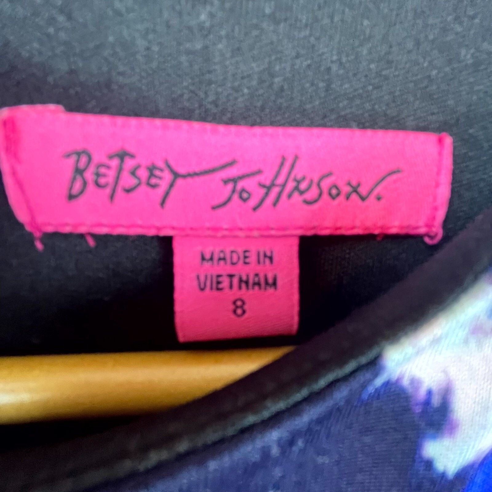 Betsey Johnson Betsey Johnson Dress Womens 8 Blue Floral Stretch Maximalist Size M / US 6-8 / IT 42-44 - 3 Thumbnail