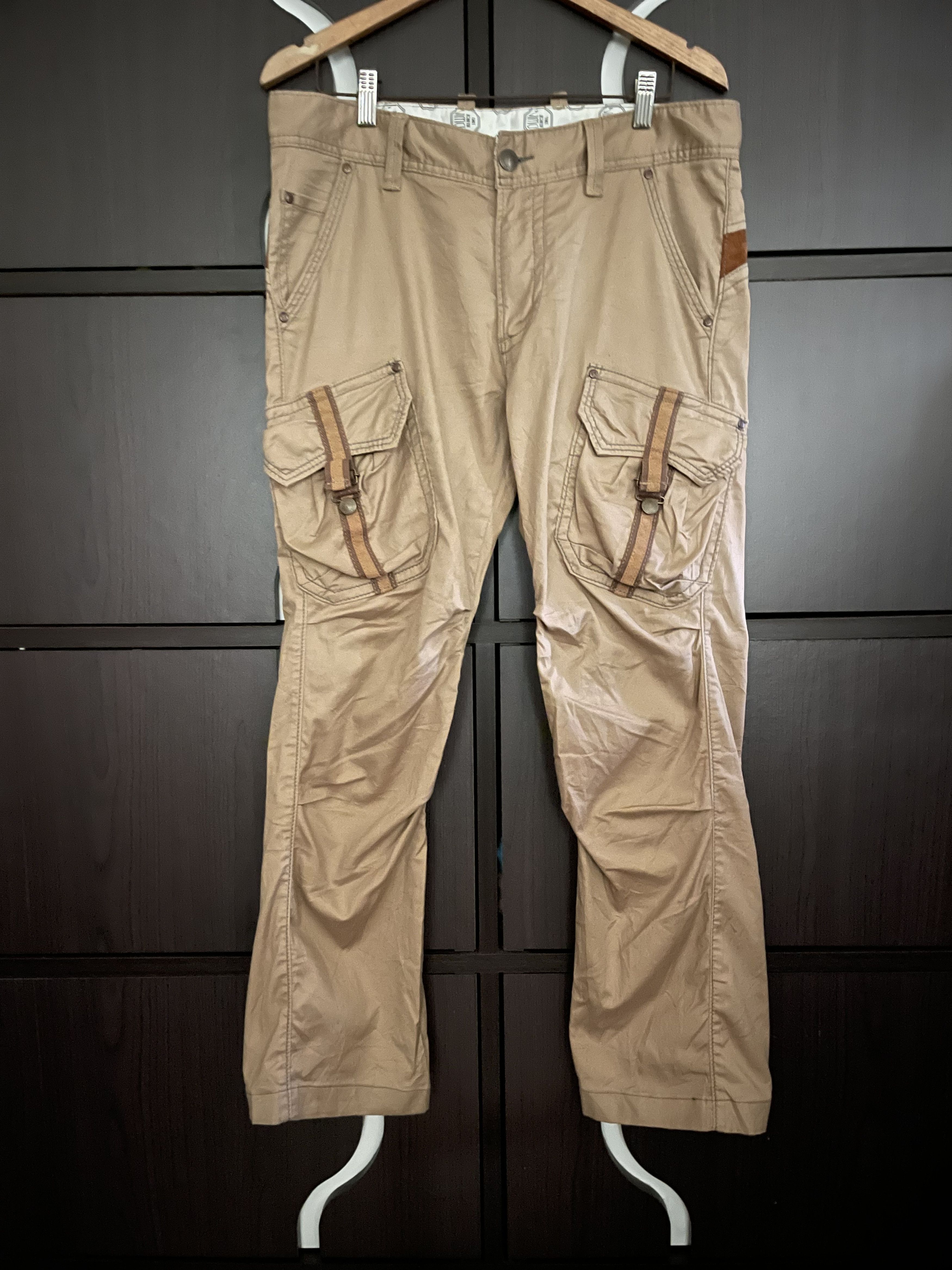 Edwin × Hysteric Glamour × If Six Was Nine Edwin Bondage Cargo Multipocket Tactical Travis Scott Style Size US 35 - 1 Thumbnail