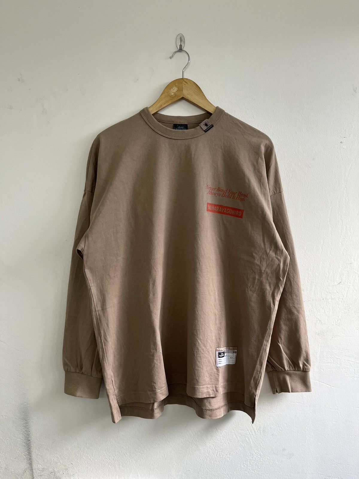 GU × Maison MIHARA YASUHIRO Miharayasuhiro x GU Poem Longsleeve Tshirt Size US M / EU 48-50 / 2 - 3 Thumbnail