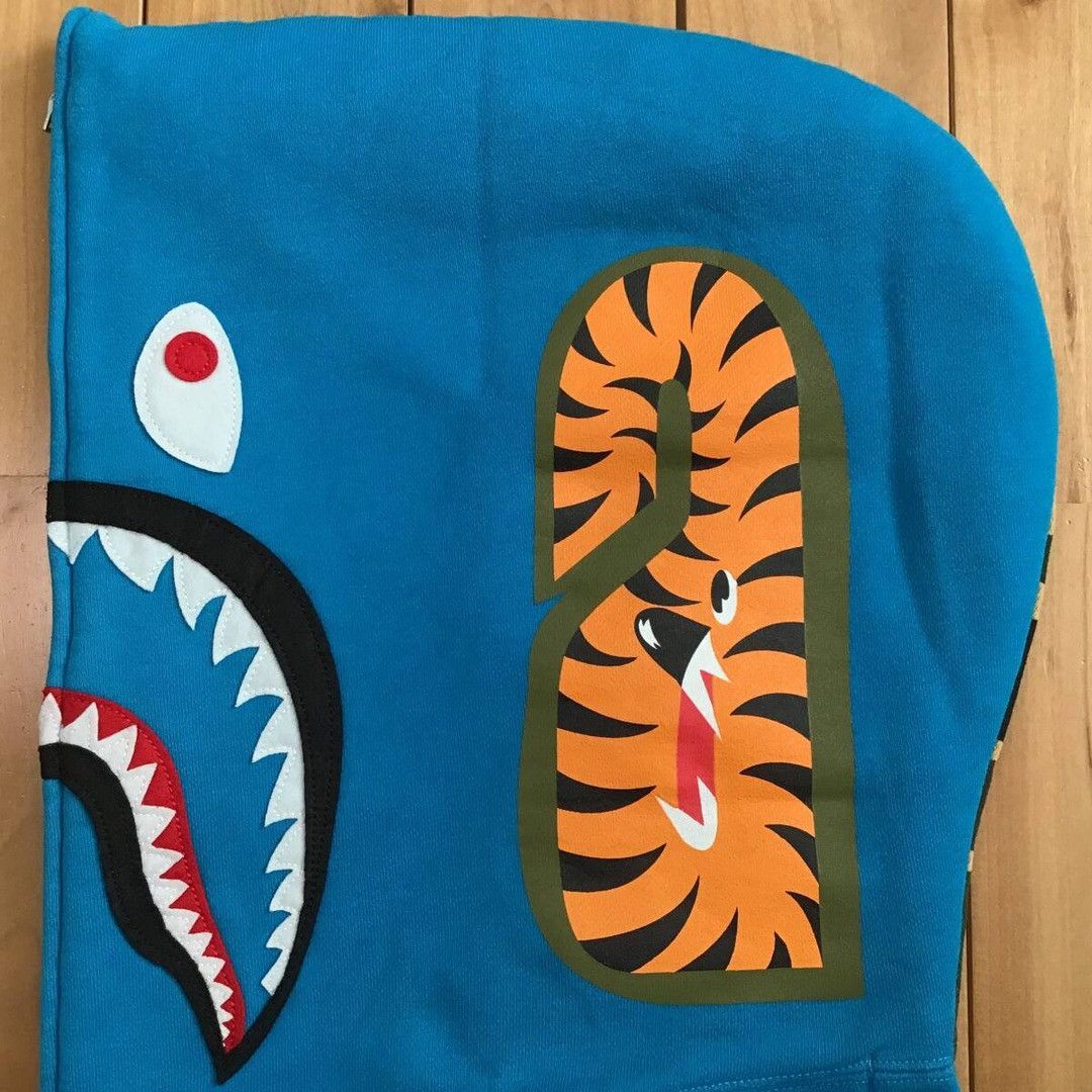 Bape × Nigo BAPE camo × Blue shark full zip hoodie a bathing ape NIGO Size US XXL / EU 58 / 5 - 5 Thumbnail