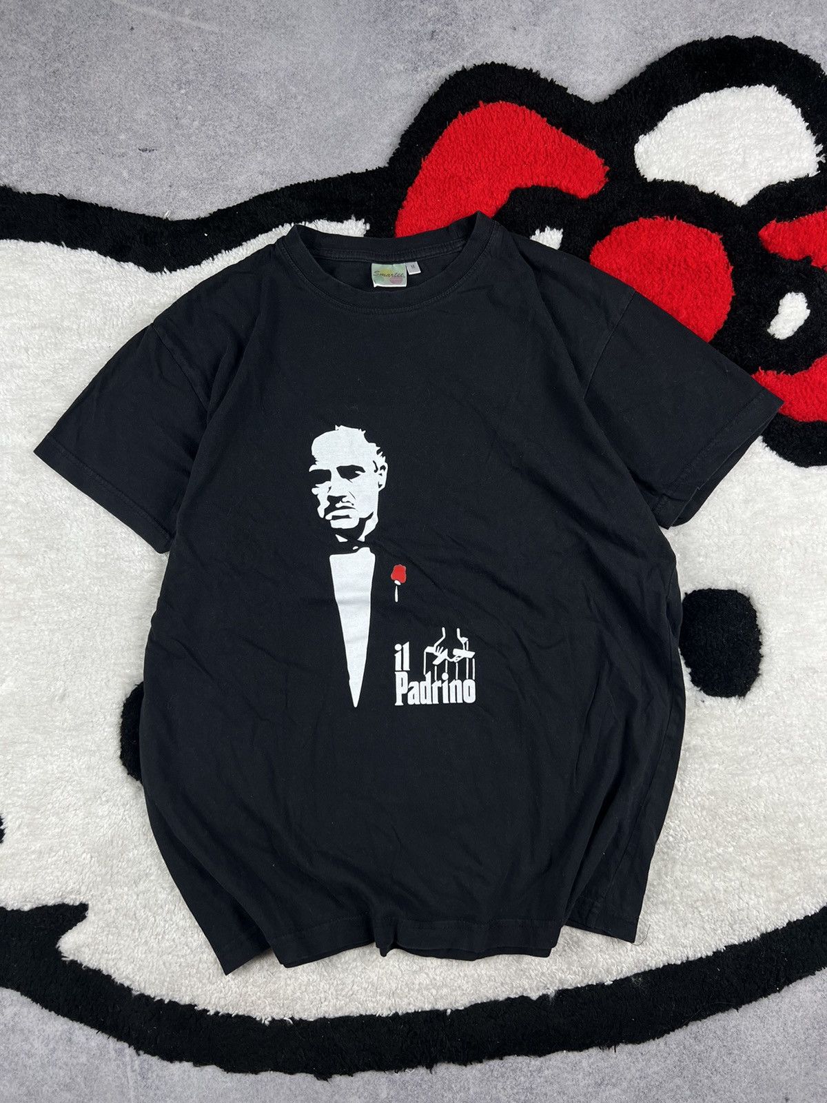 Vintage Vintage The Godfather IL Padroni Movie Mafia Y2K Tee Shirt Size US M / EU 48-50 / 2 - 1 Thumbnail