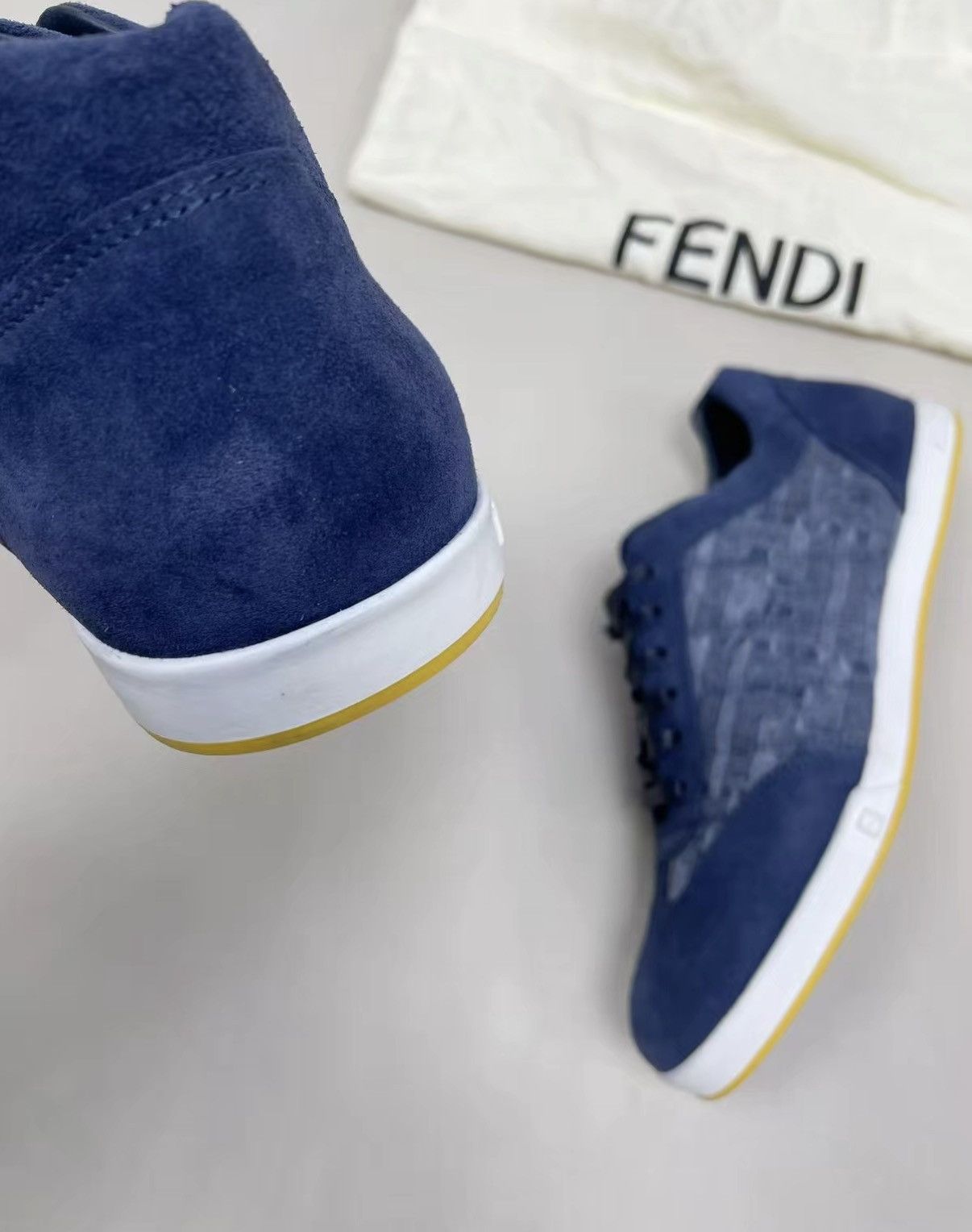 Fendi FENDI Nubuck Leather Panel Casual Shoes J30 Size US 6.5 / EU 39-40 - 6 Thumbnail