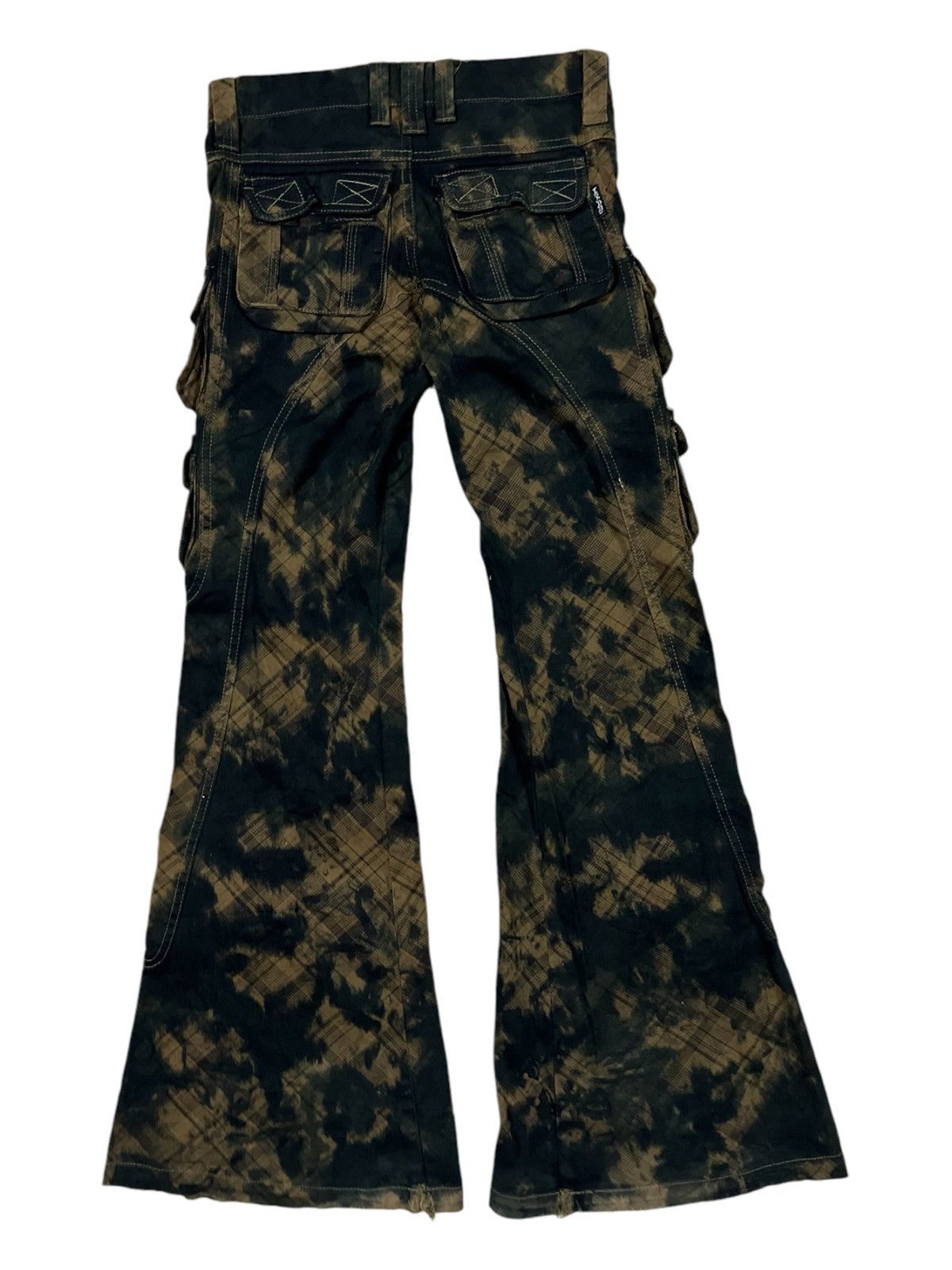 If Six Was Nine Y2K LGB Style Hikari 🇯🇵 Super Flare Cargo Bondage Pants Size US 28 / EU 44 - 6 Thumbnail