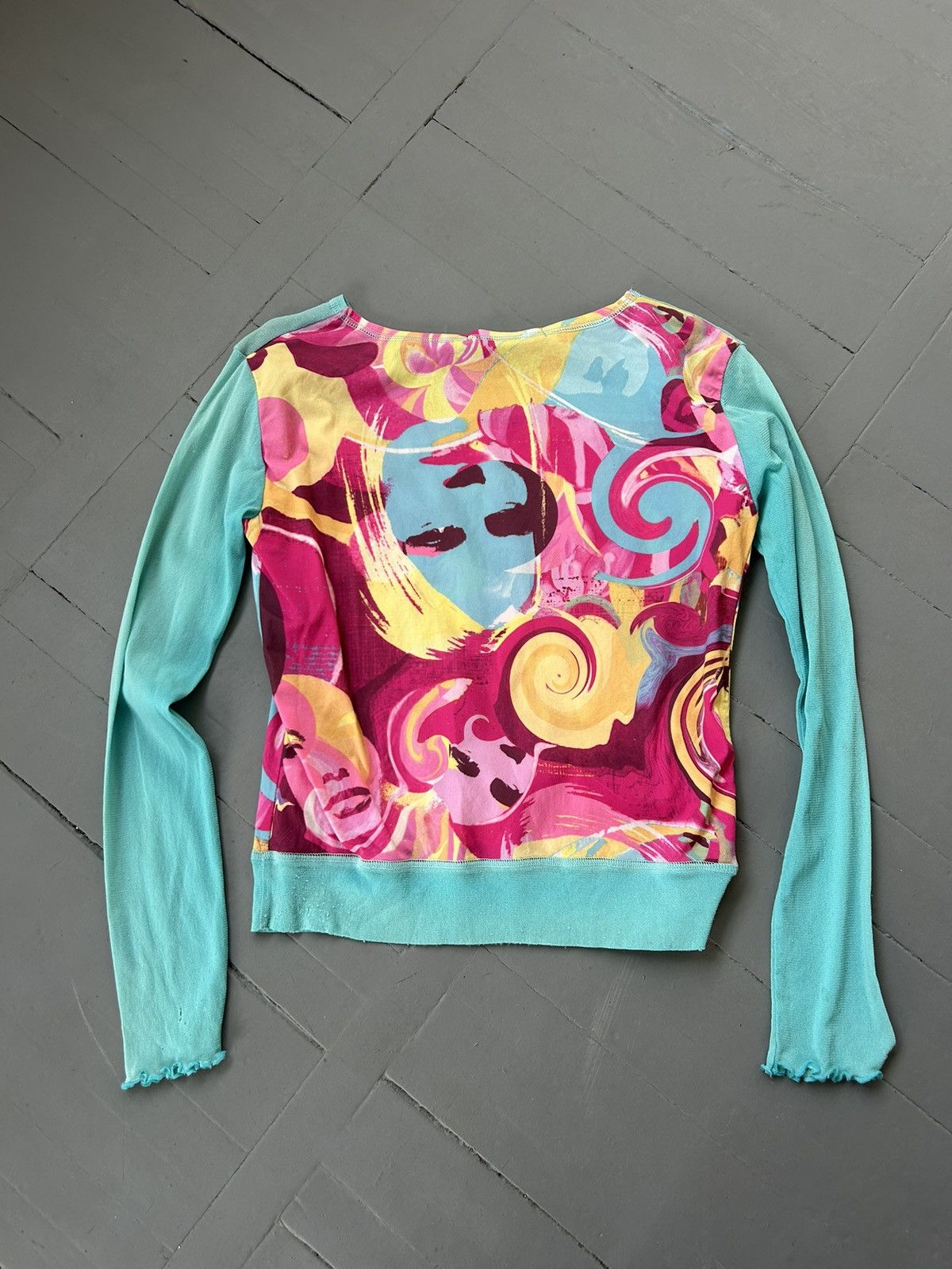 Vintage Abstract mesh long sleeve (like Jean Paul Gaultier style) Size M / US 6-8 / IT 42-44 - 5 Thumbnail