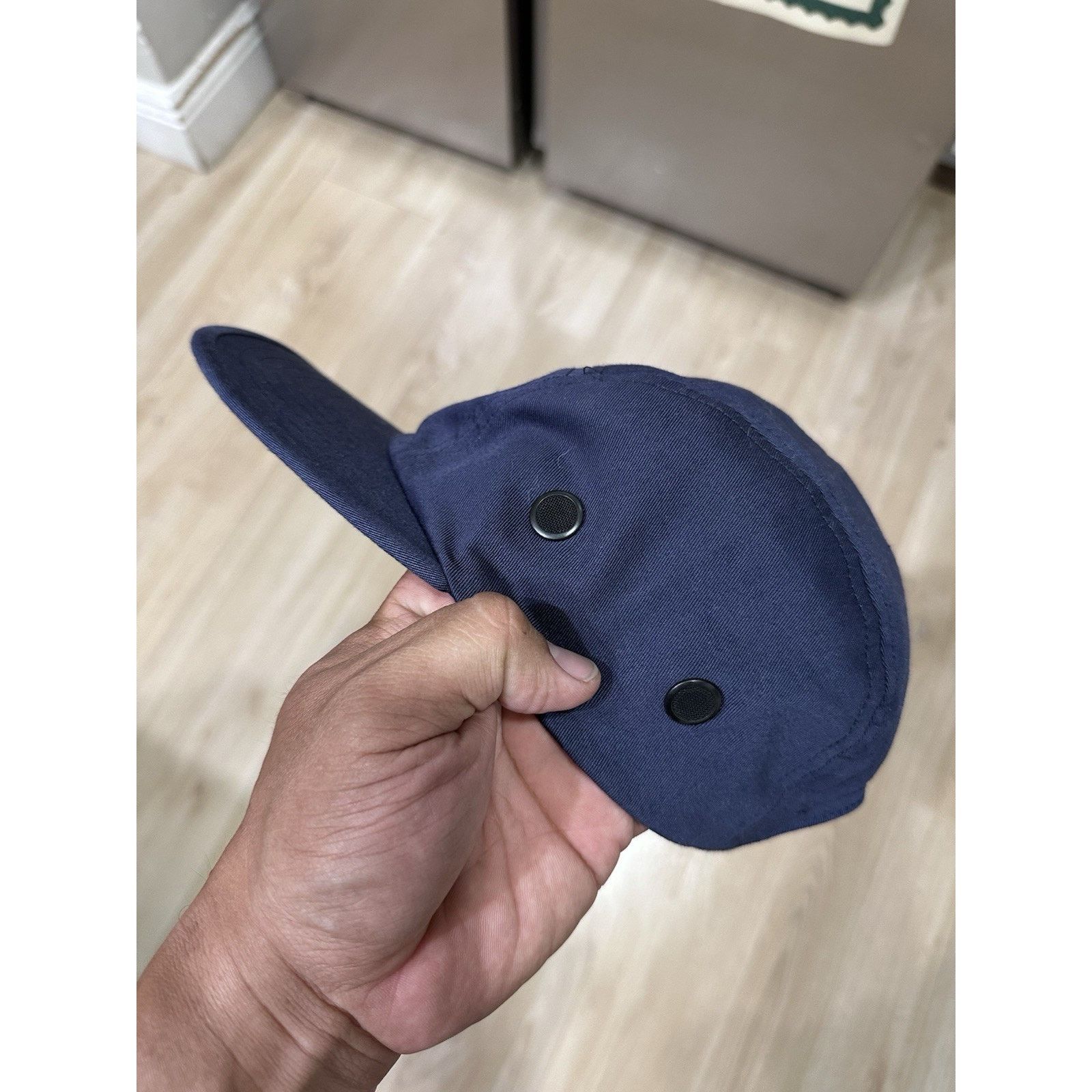 & Other Stories Lexus Adjustable 5 Panel Hat Dark Blue Men's Classic Size ONE SIZE - 4 Thumbnail
