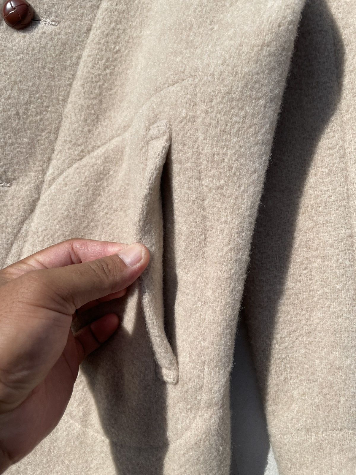 Danton RARE🔥 Danton Vetements De Travail Beige Wool Coat Size S / US 4 / IT 40 - 11 Thumbnail