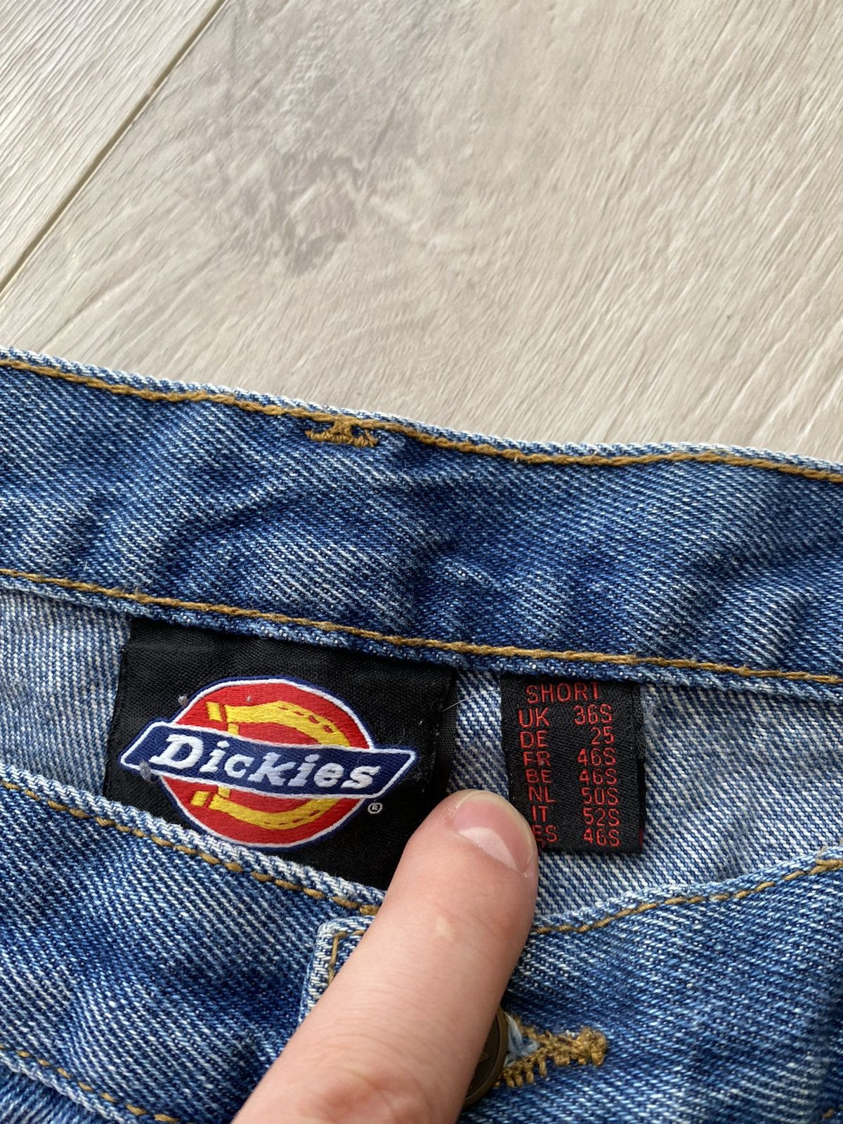 Dickies × Vintage Vintage Dickies Faded Y2K Work Baggy Blue Denim Jeans Size US 36 / EU 52 - 5 Thumbnail